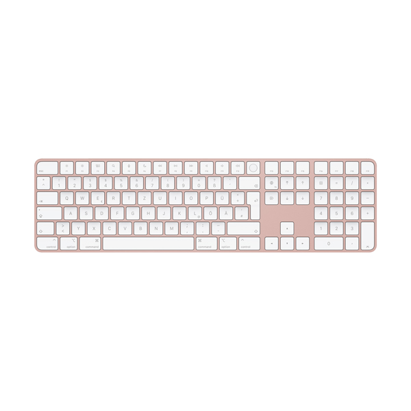 Apple Magic Keyboard mit Touch ID und Ziffernblock, Rosé, Bluetooth, Deutsch