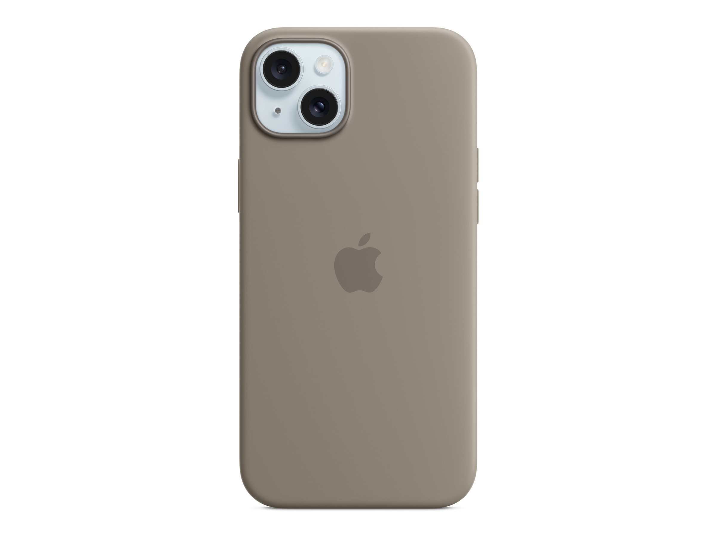 Apple iPhone 15 Plus Silikon Case mit MagSafe, Tonbraun