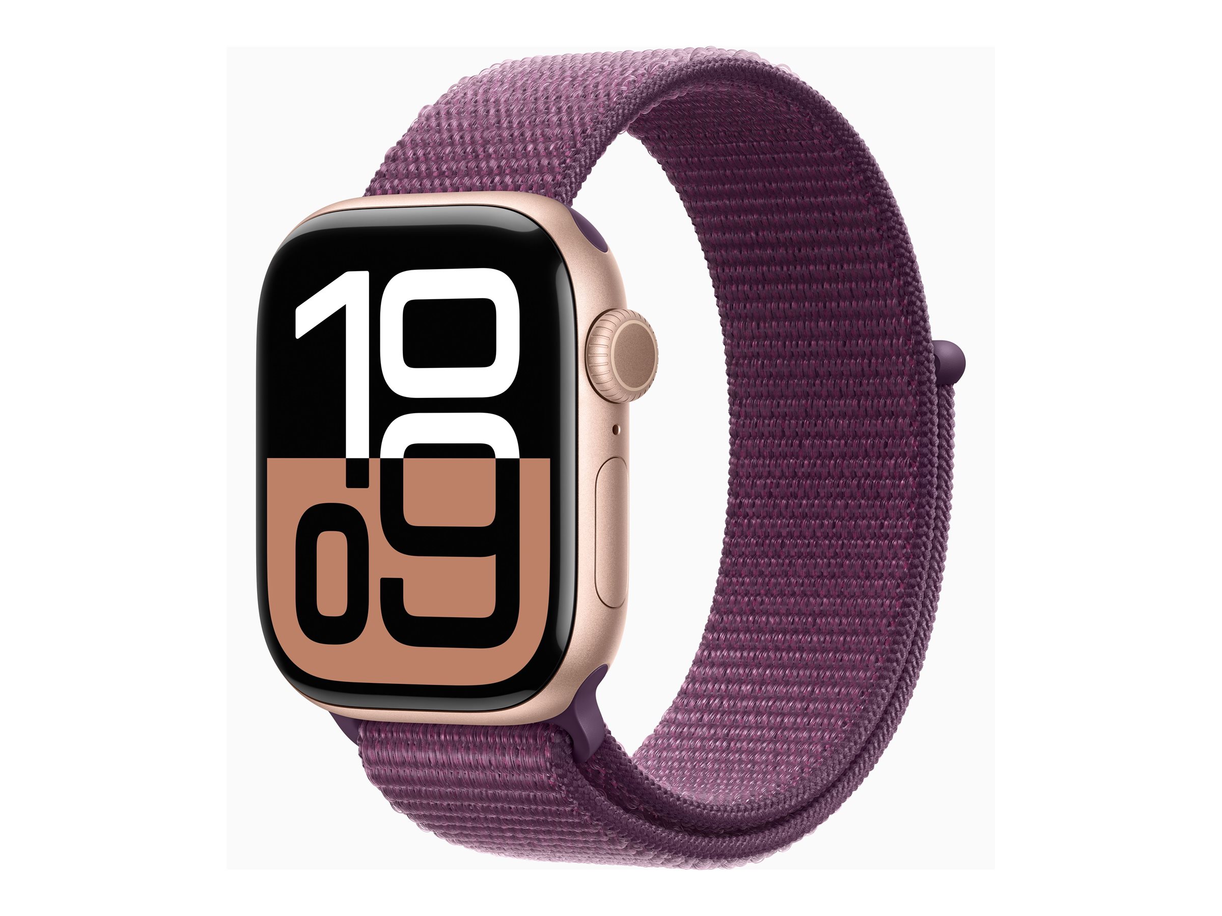 Apple Watch Series 10, Roségold, Pflaume, 42mm, GPS + Cellular