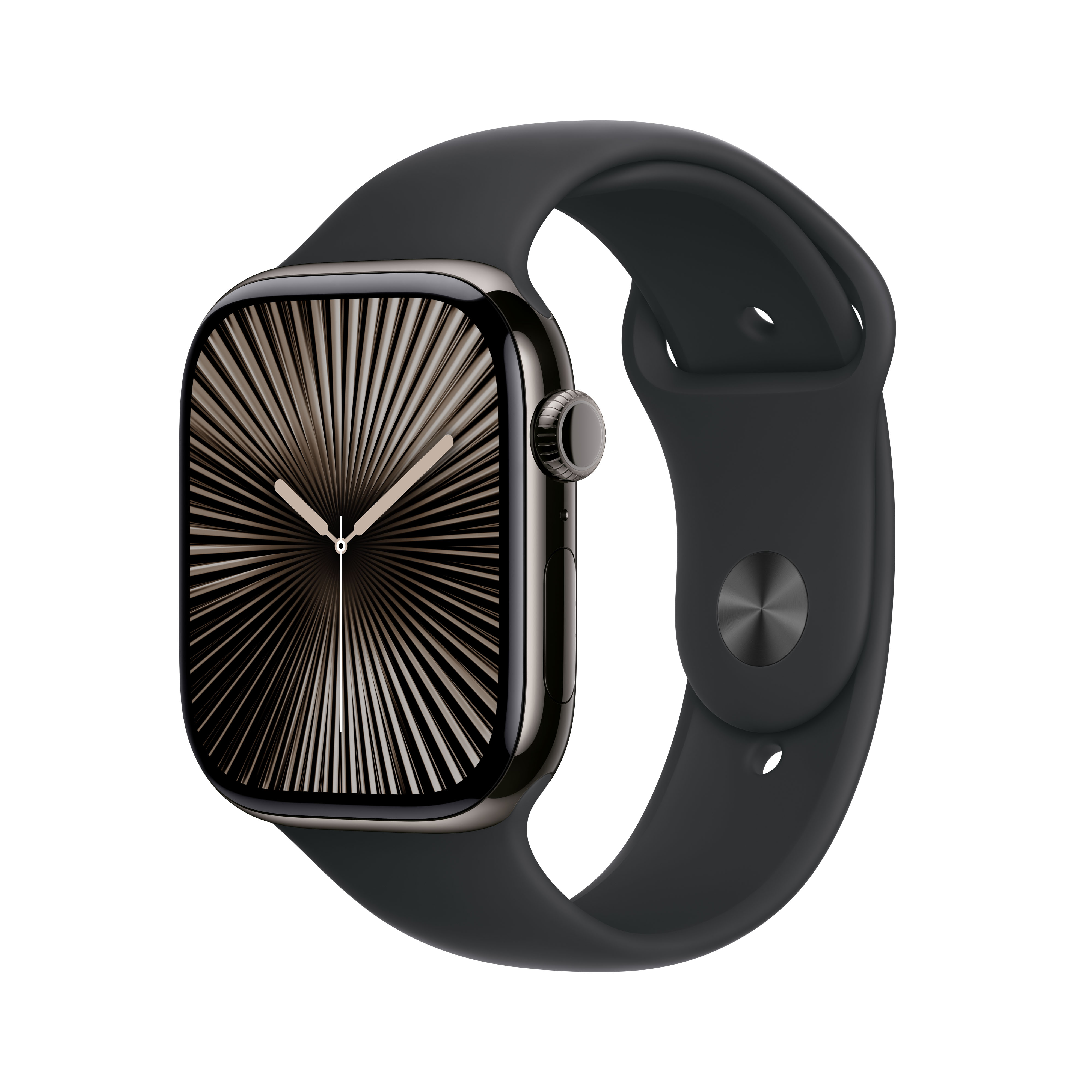 Apple Watch Series 10, Schiefer, Schwarz, 46mm, GPS + Cellular, S/M