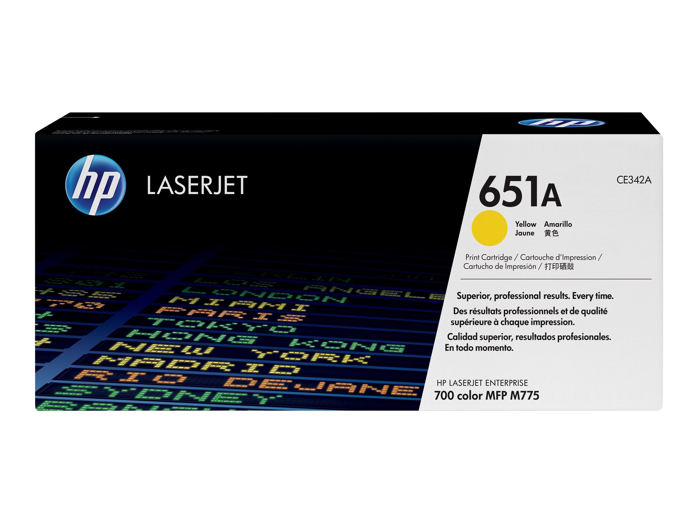 HP 651A - Gelb - original - LaserJet - Tonerpatrone (CE342A), Gelb