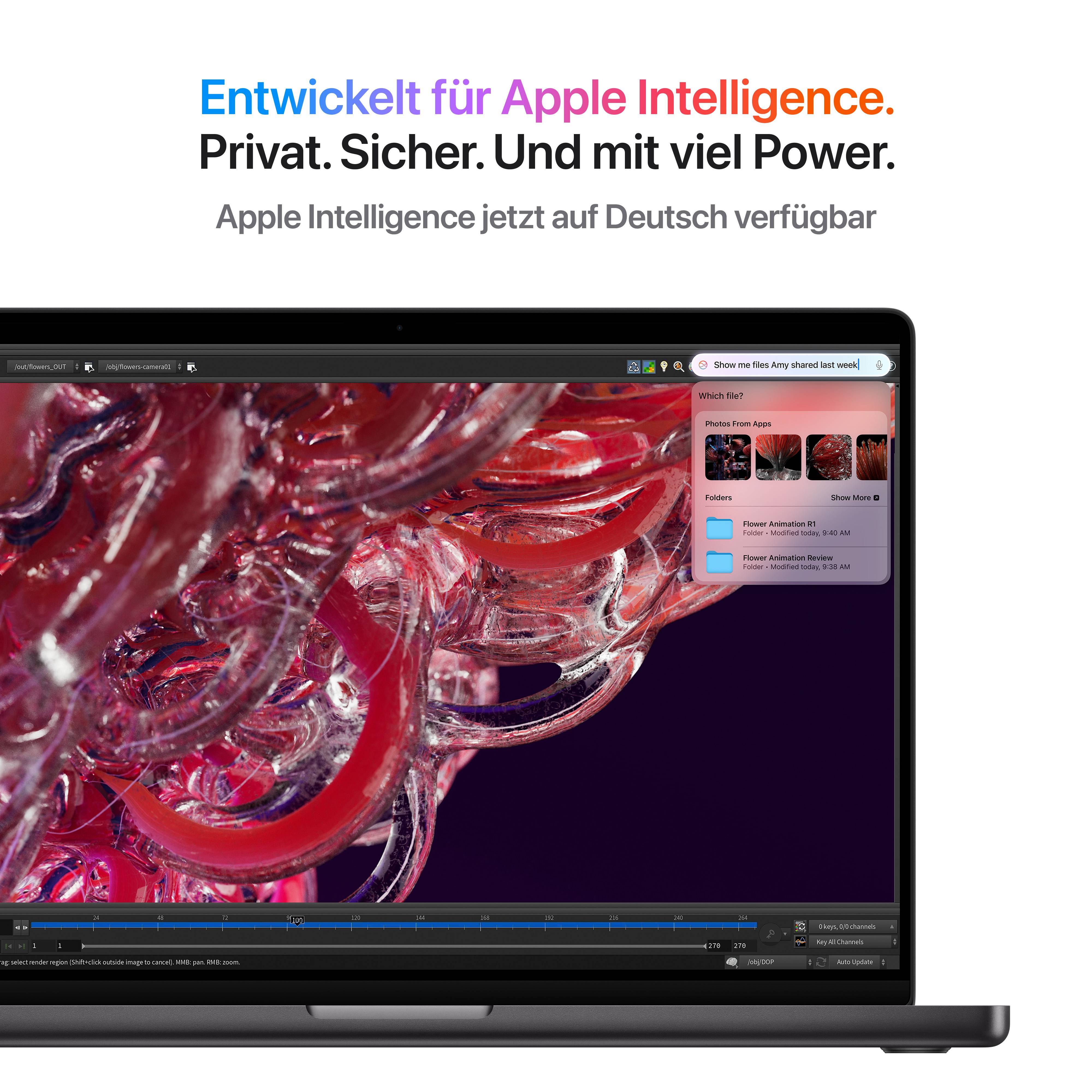 MacBook Pro 16" M4 Max, Silber, M4 Max (14-CPU/32-GPU), 36GB, 1TB, Standard-Display, Deutsch, macOS, 16", 140W USB-C Power Adapter