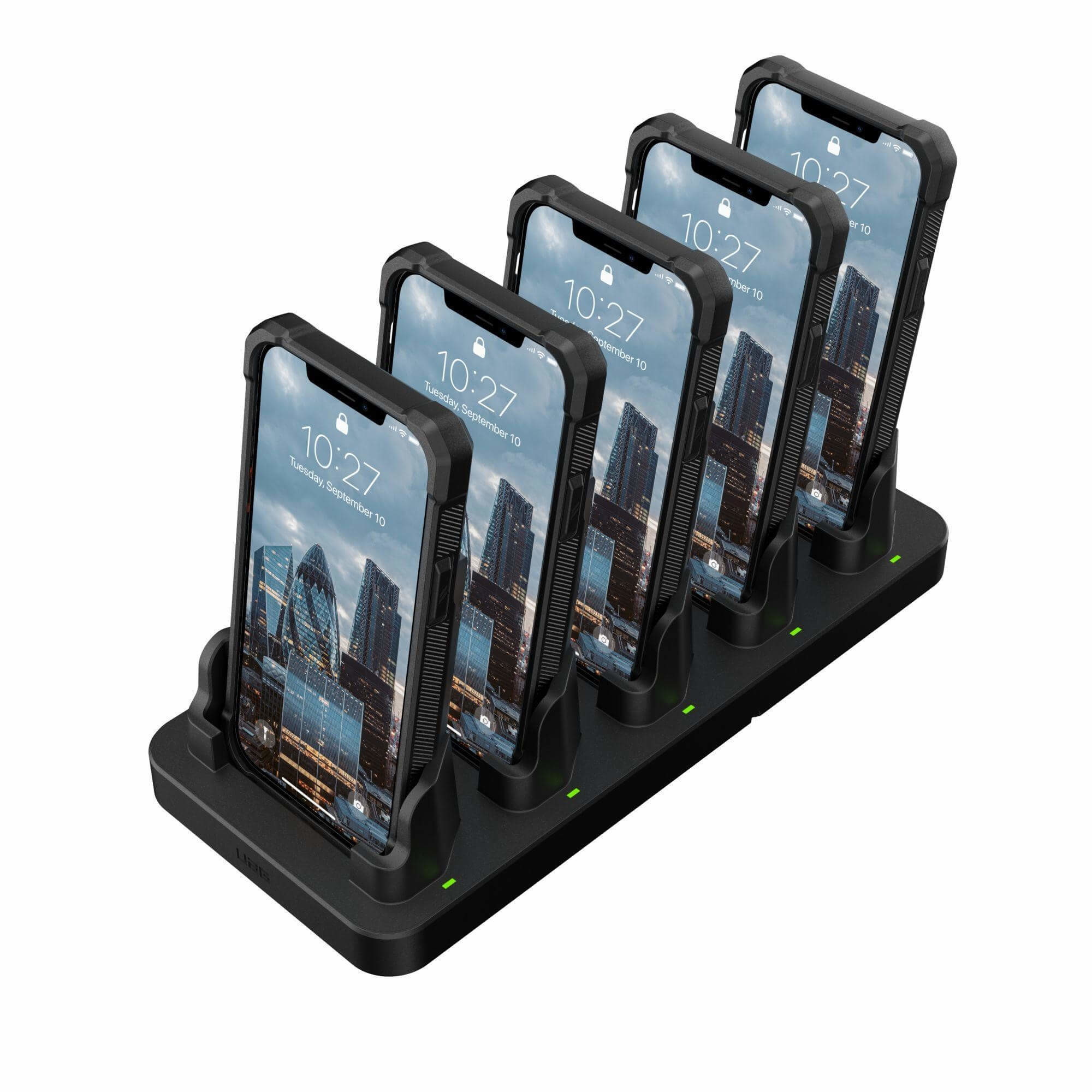 UAG Workflow 5-fach-Ladegerät für Workflow Cases, Schwarz