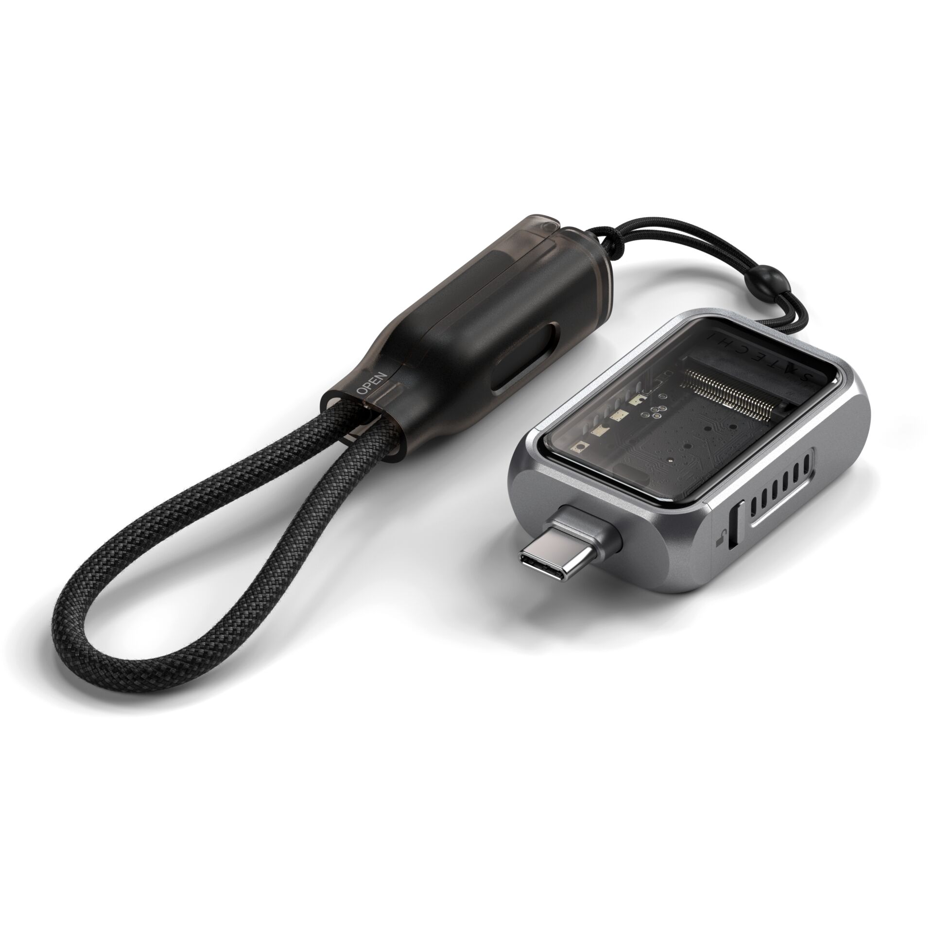 Satechi USB-C Mini NVMe SSD, Space Grau
