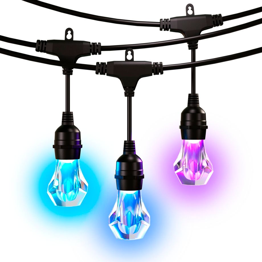 Nanoleaf Essentials Matter Smart Outdoor String Light Starter, 30m, Apple HomeKit, Amazon Alexa, Google Home, Matter