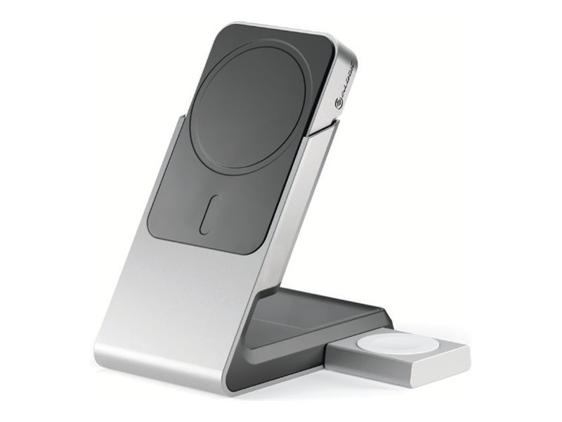 Alogic Matrix+ MagSafe Charger & Powerbank, Grau