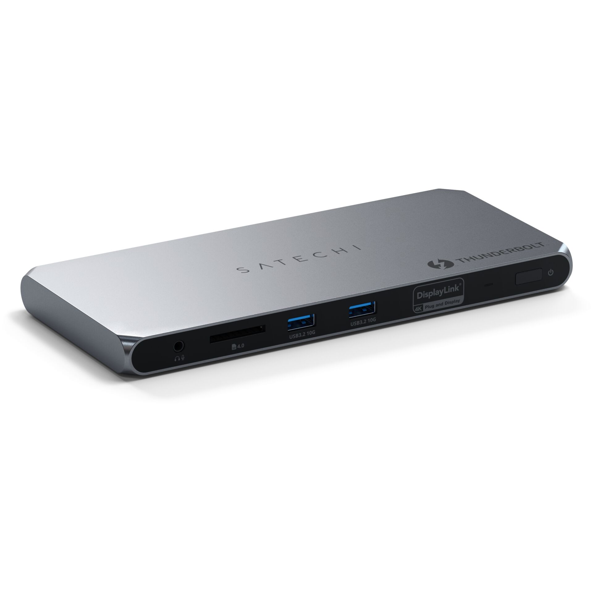 Satechi Thunderbolt 4 Dockingstation mit DisplayLink (11 in 1), Space Grau