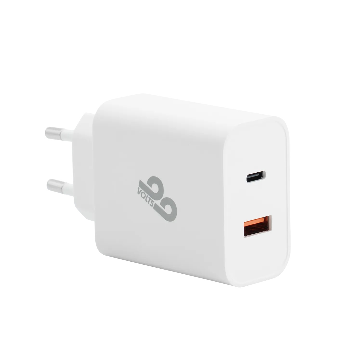 99VOLTS USB-C/USB-A Power Adapter (2 in 1), Weiß, 38W