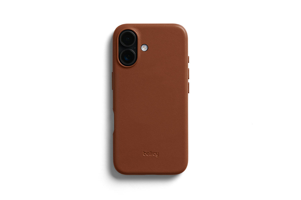 Bellroy Leder Case für iPhone 16, Braun