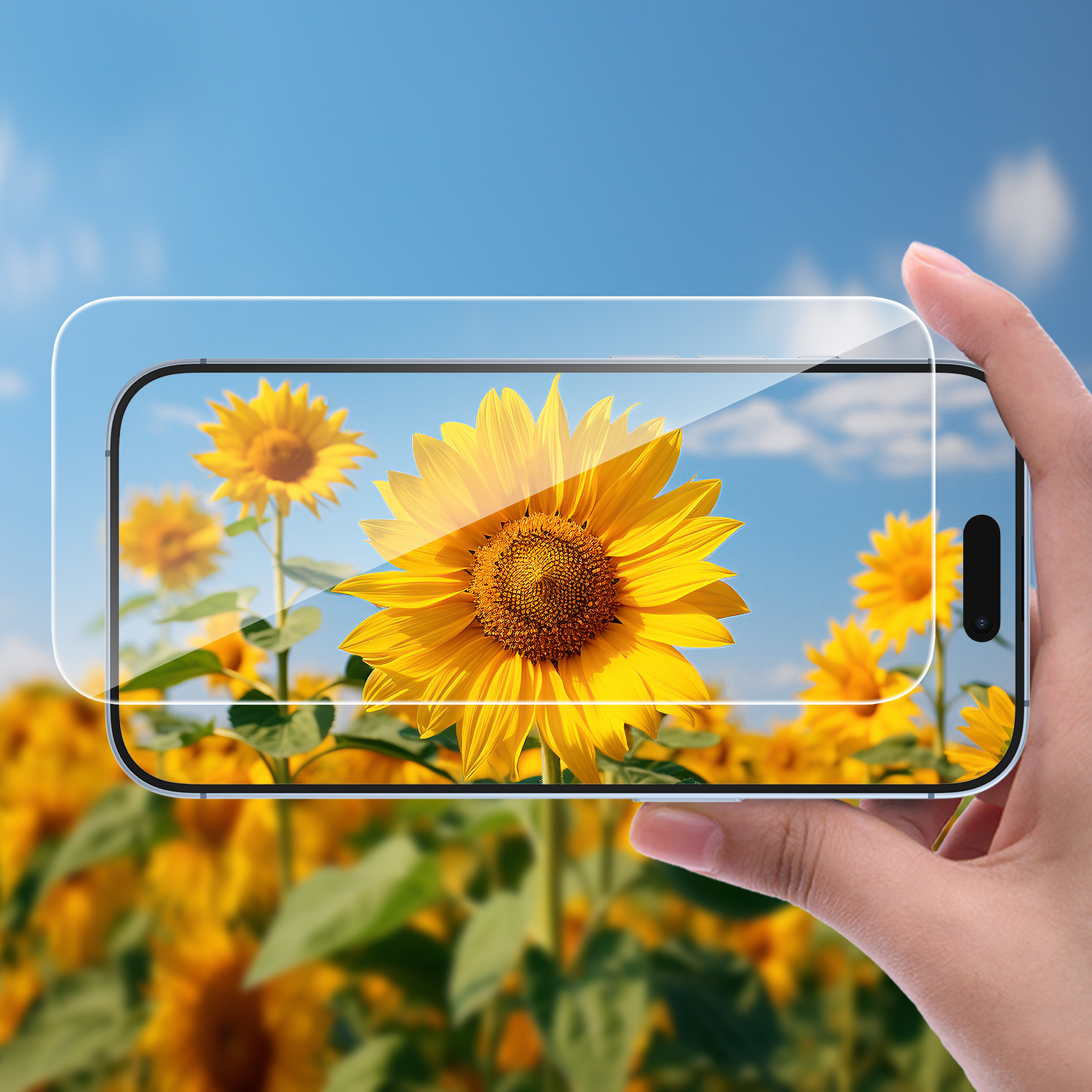 Guan Clear Displayschutzglas für iPhone 17/16 Pro