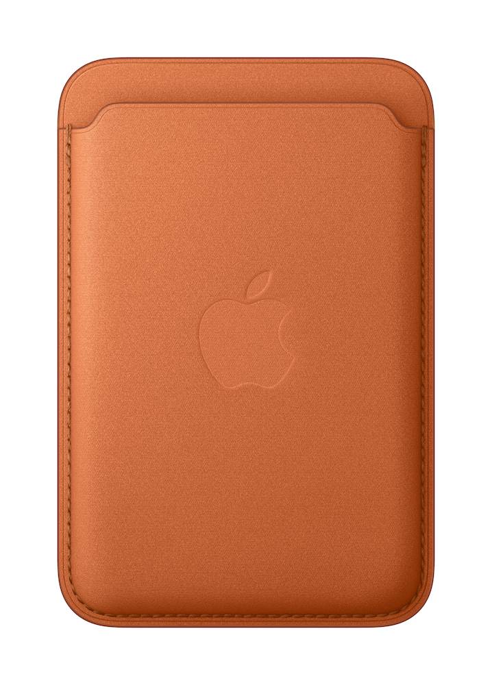 Apple iPhone Feingewebe Wallet mit MagSafe, Fuchsrot