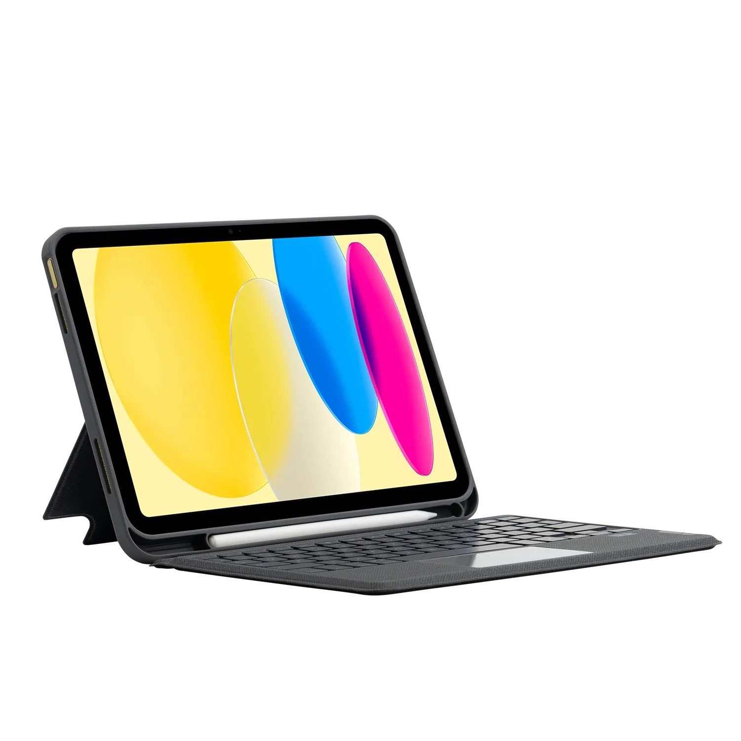 Shockguard Keyboard Folio für iPad 11" (A16) / iPad 10,9" (10. Gen), Schwarz, Deutsch"