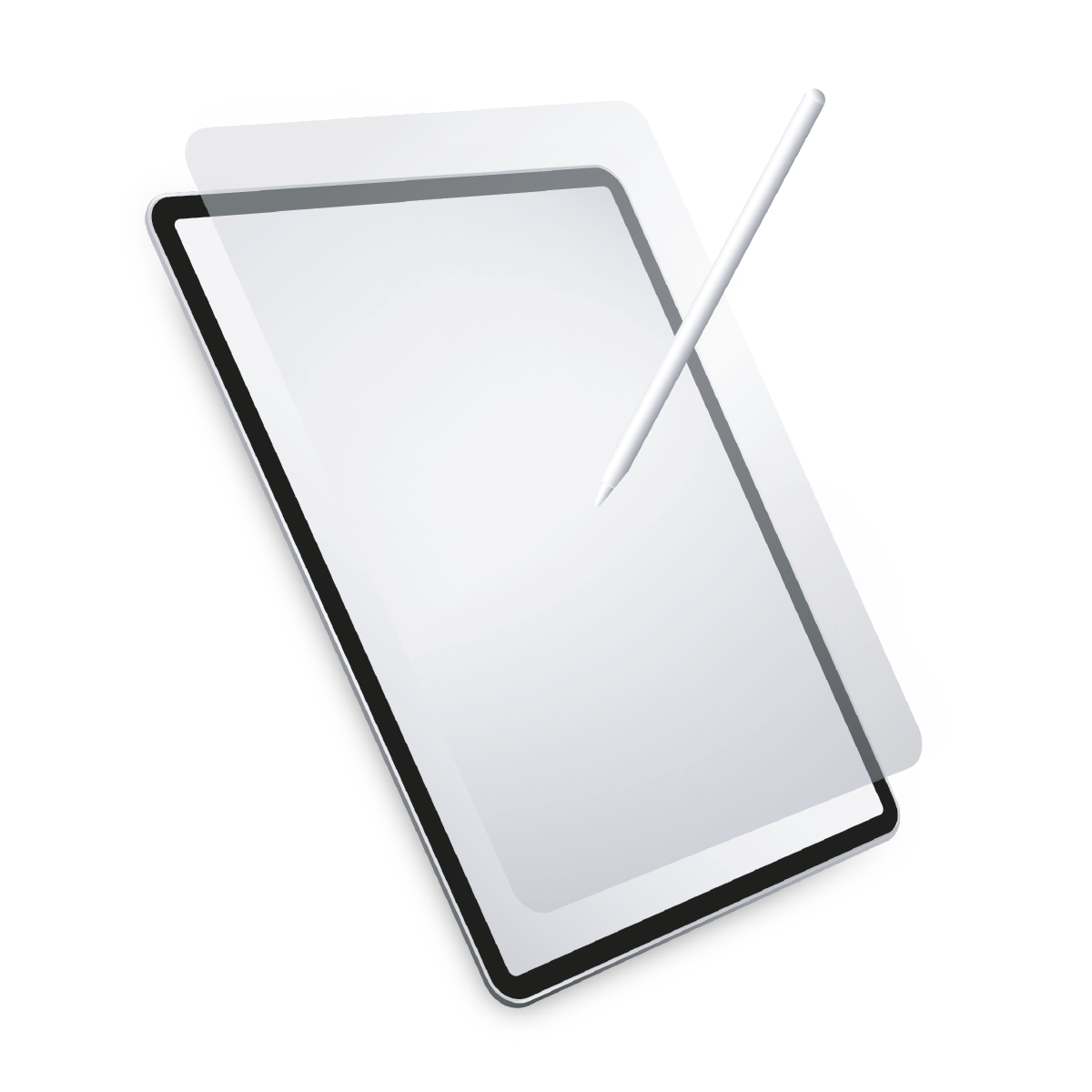 Shockguard Paperfeel Displayschutzglas für iPad 11" (A16) / iPad 10,9" (10. Gen), Transparent