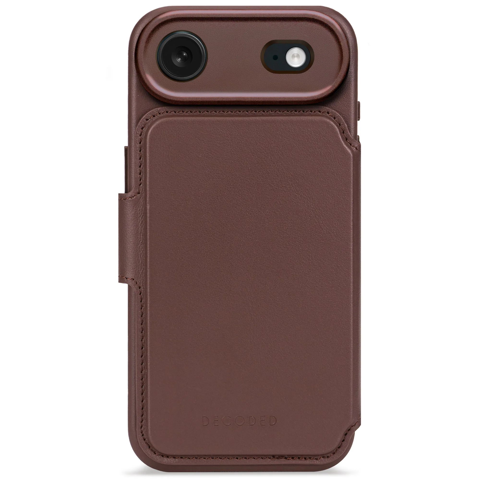 Decoded Detachable Wallet mit MagSafe für iPhone Air, Braun, Leder