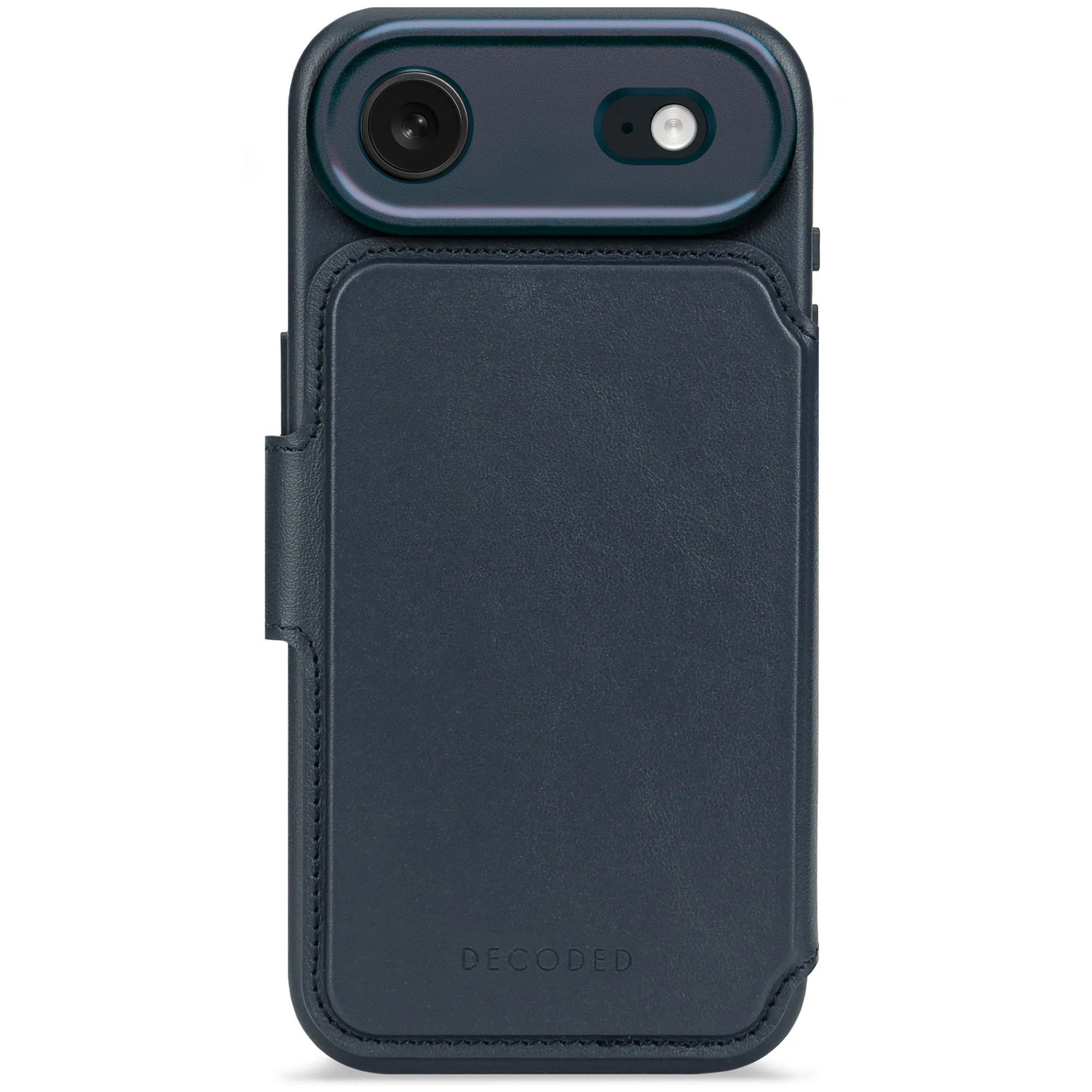 Decoded Detachable Wallet mit MagSafe für iPhone Air, Navy, Leder