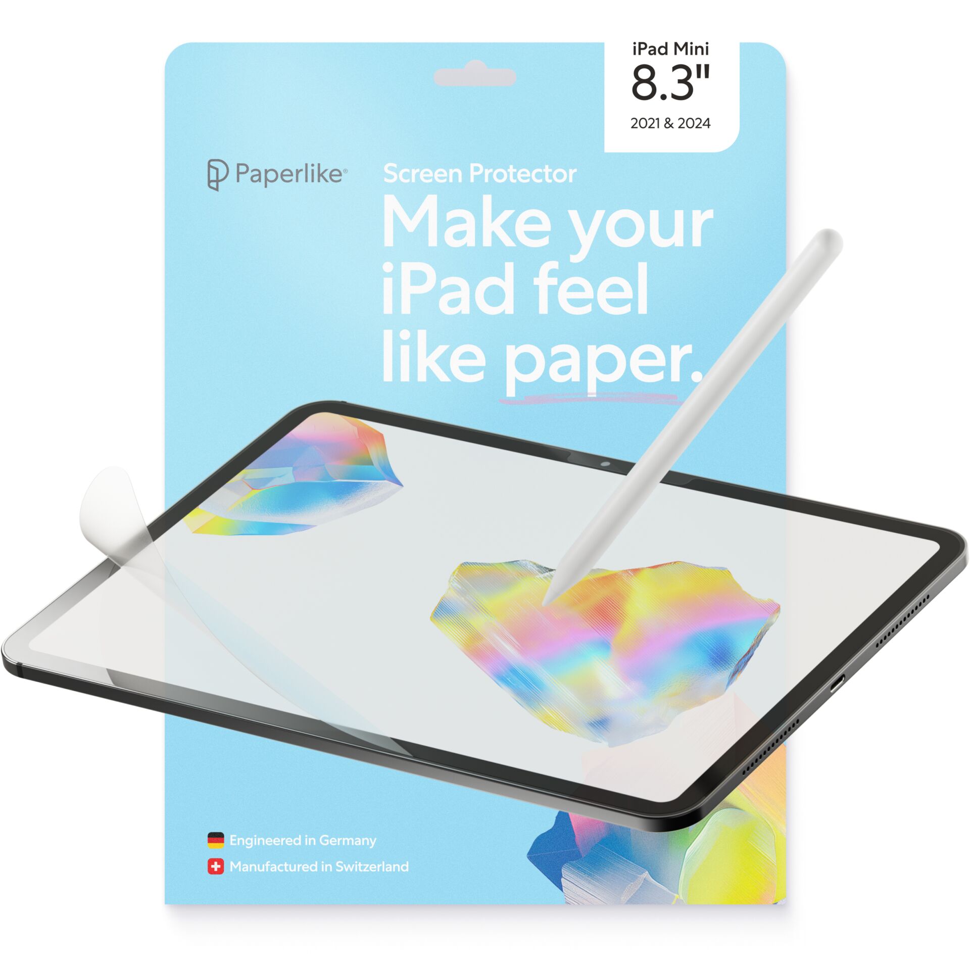Paperlike 3 Displayschutzfolie für iPad mini (A17 Pro), 2er-Pack