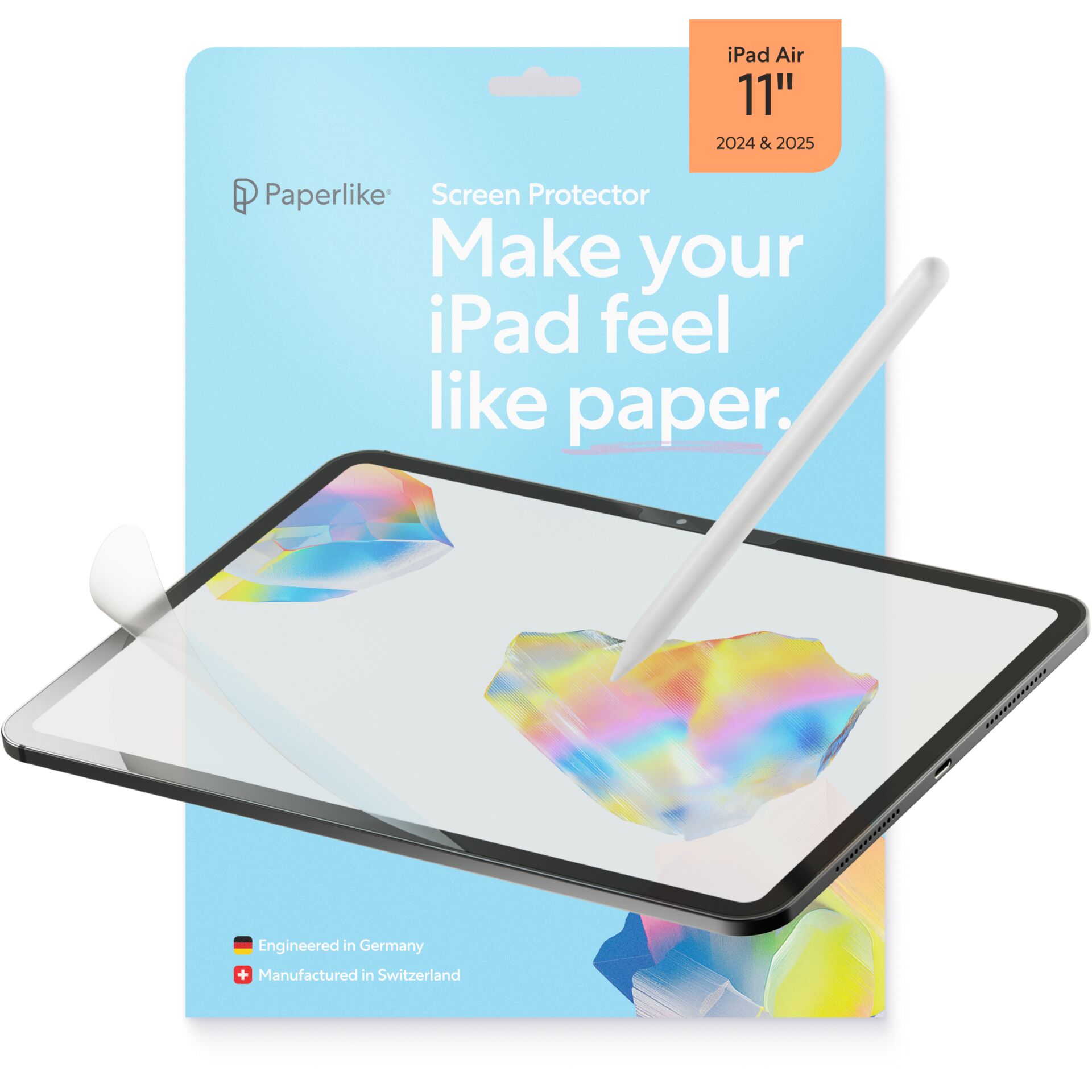Paperlike 3 Displayschutzfolie für iPad Air 11" (M2/M3), 2er-Pack