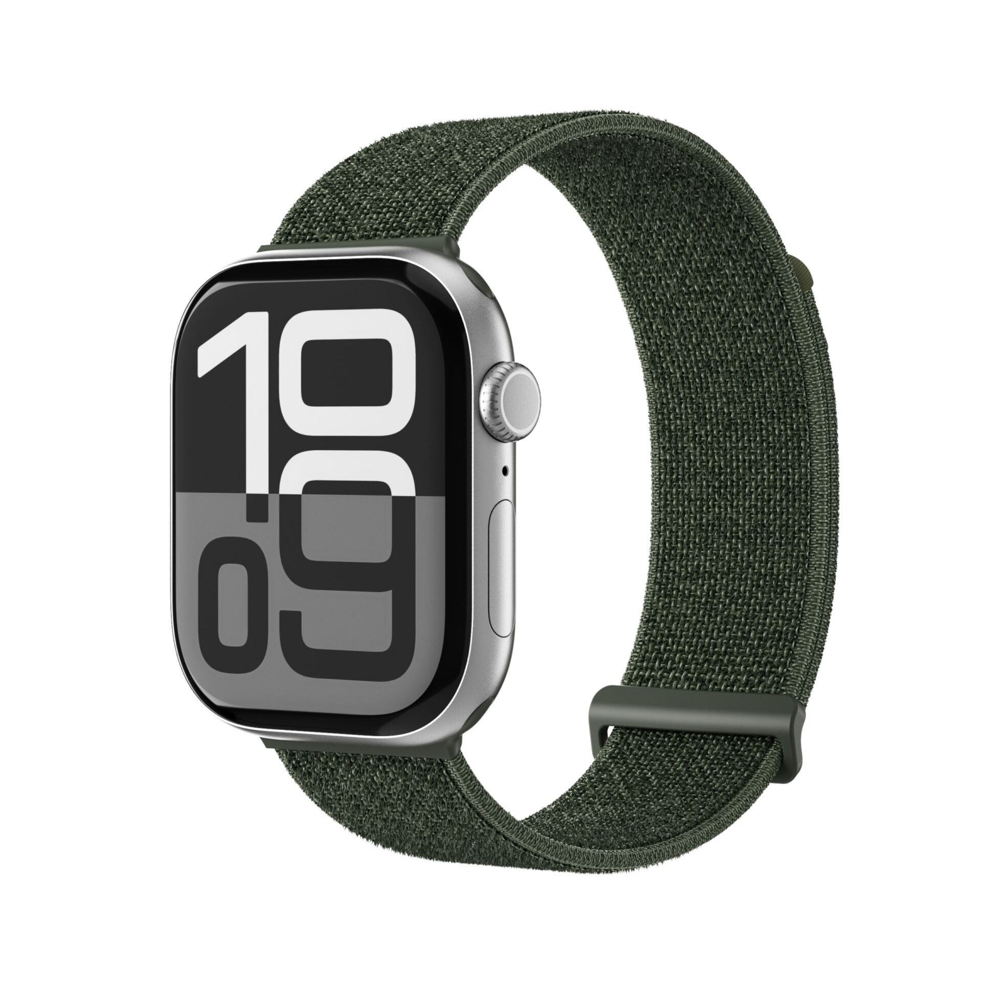 Vonmählen Fitness Loop 2 für Apple Watch, Olive, 38/40/41/42mm (Series 10/11), Nylon