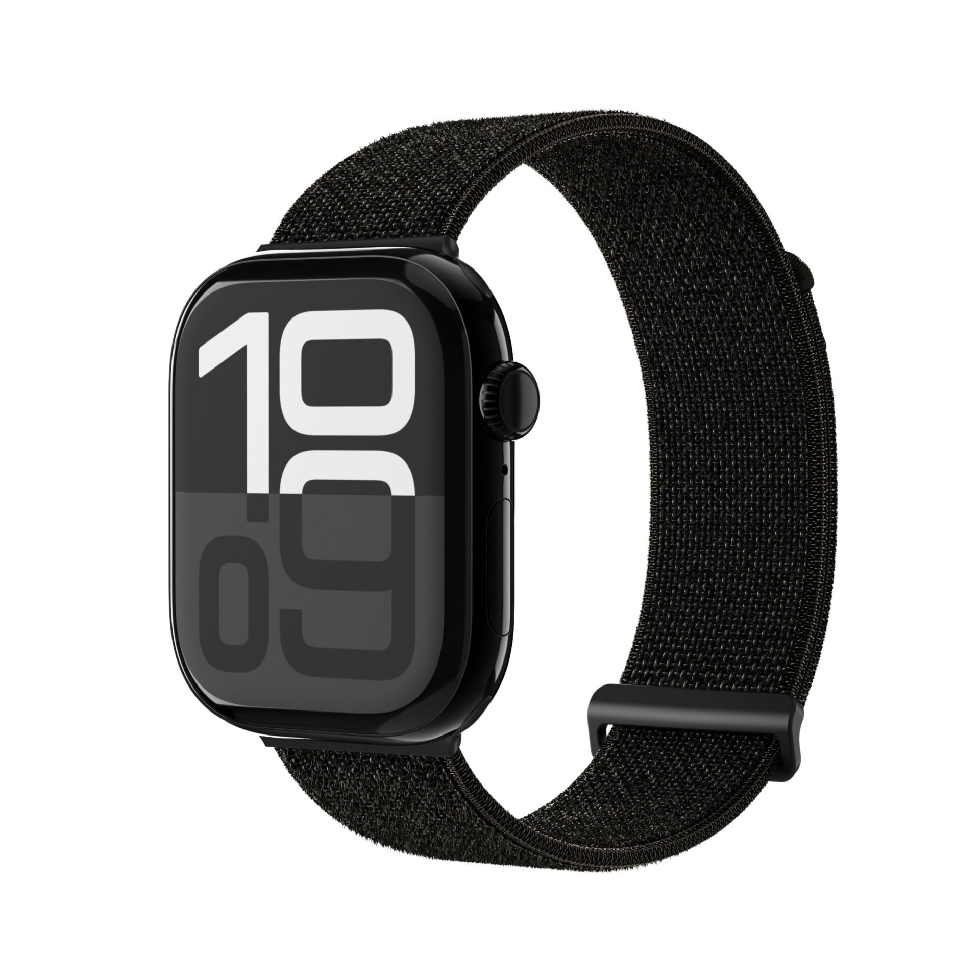 Vonmählen Fitness Loop 2 für Apple Watch, Schwarz, 38/40/41/42mm (Series 10/11), Nylon