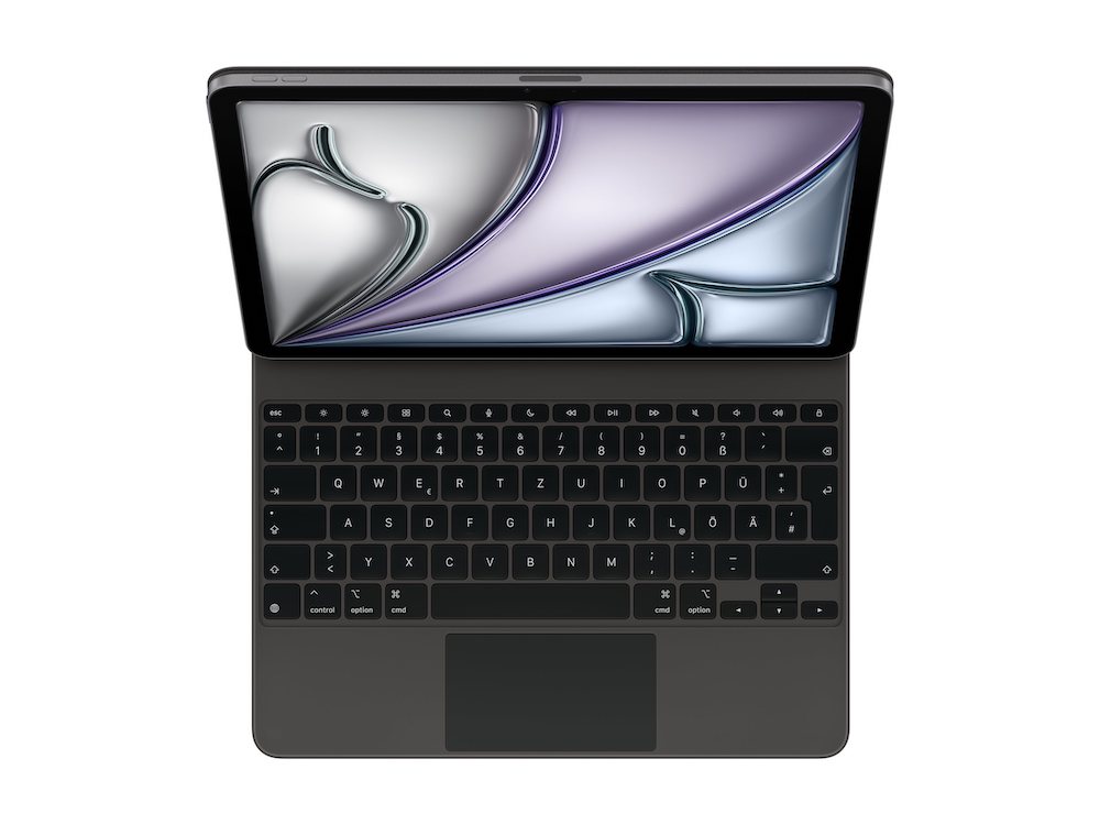 Magic Keyboard für iPad Air 13" (M3), Schwarz, Smart Connector, Deutsch