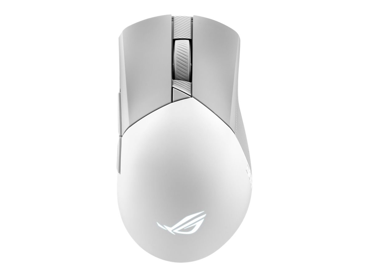 ASUS ROG Gladius III Wireless AimPoint Maus, Mondlichtweiß, Bluetooth