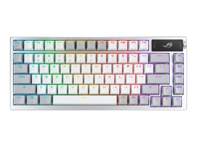ASUS ROG Azoth Gaming Tastatur, Weiß, Bluetooth, Deutsch