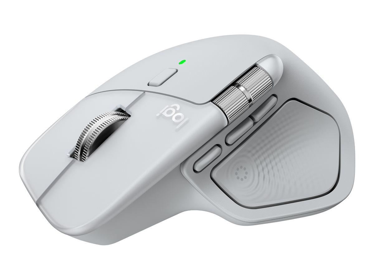 Logitech MX Master 4 für Mac, White Silver, Bluetooth