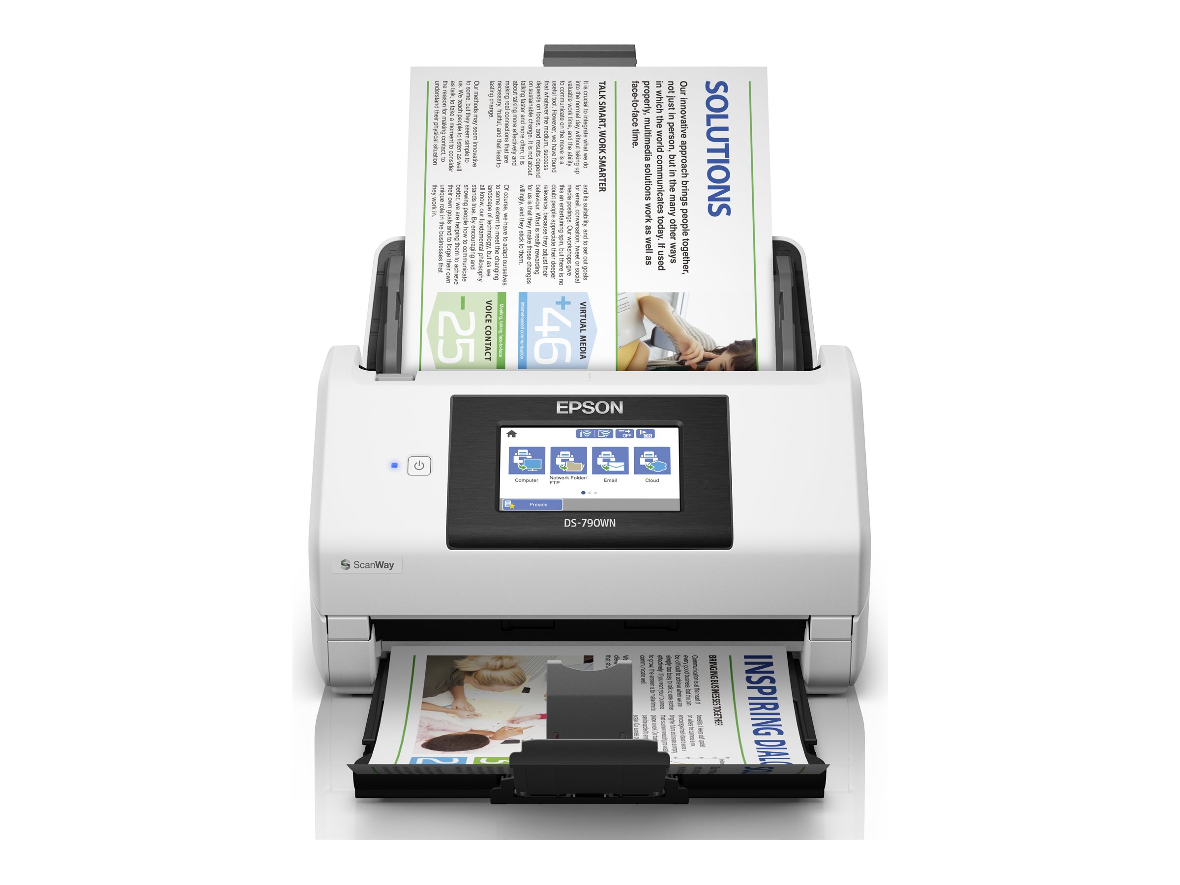 Epson WorkForce DS-790WN Dokumentenscanner, Weiß