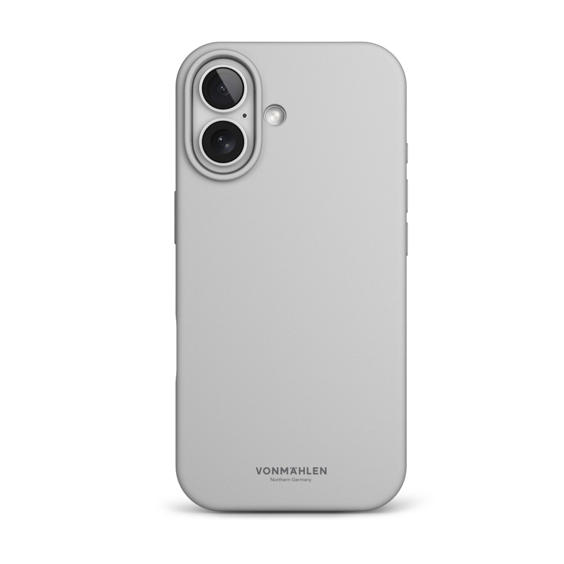Vonmählen Soft Silikon Case für iPhone 17, Light Gray