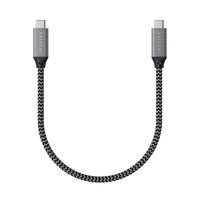 Satechi USB-C auf USB-C Kabel, Anthrazit, 0,25m, 100W