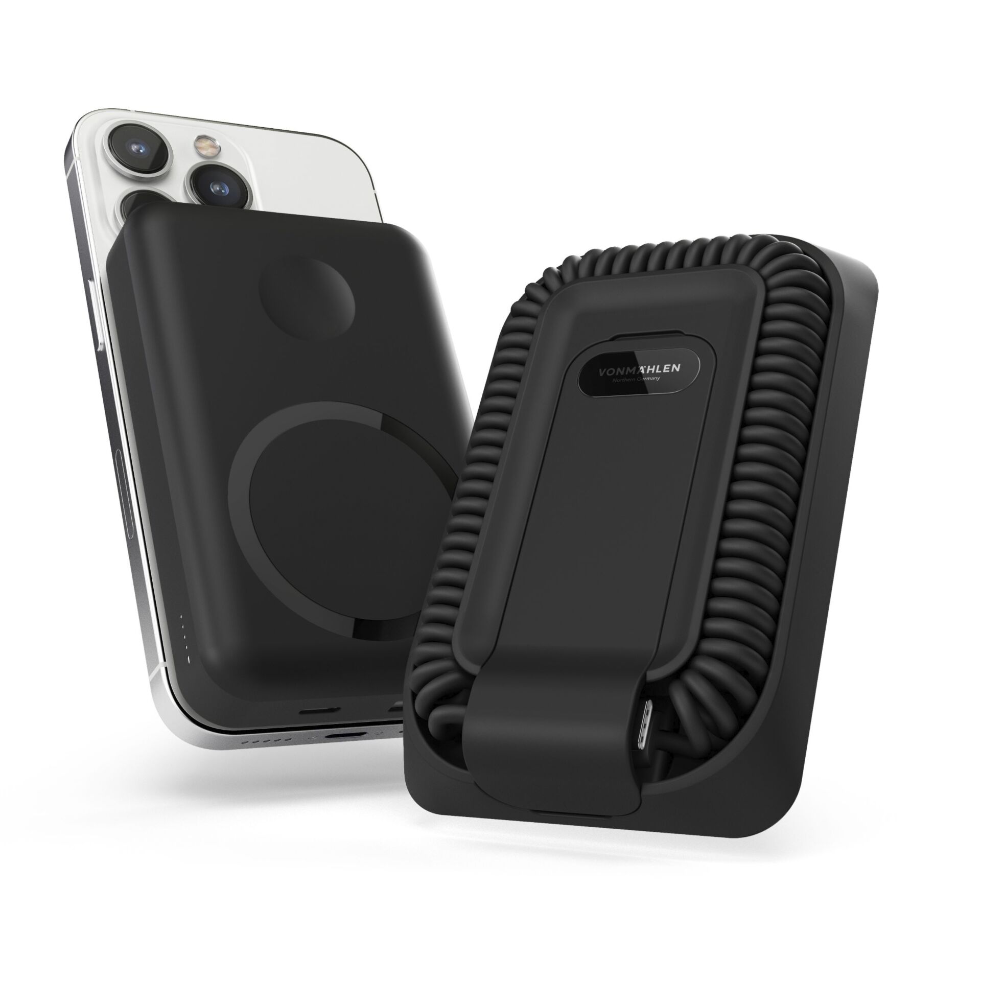 Vonmählen Allroundo Pro magnetische Powerbank, Schwarz, 60W, 10.000 mAh