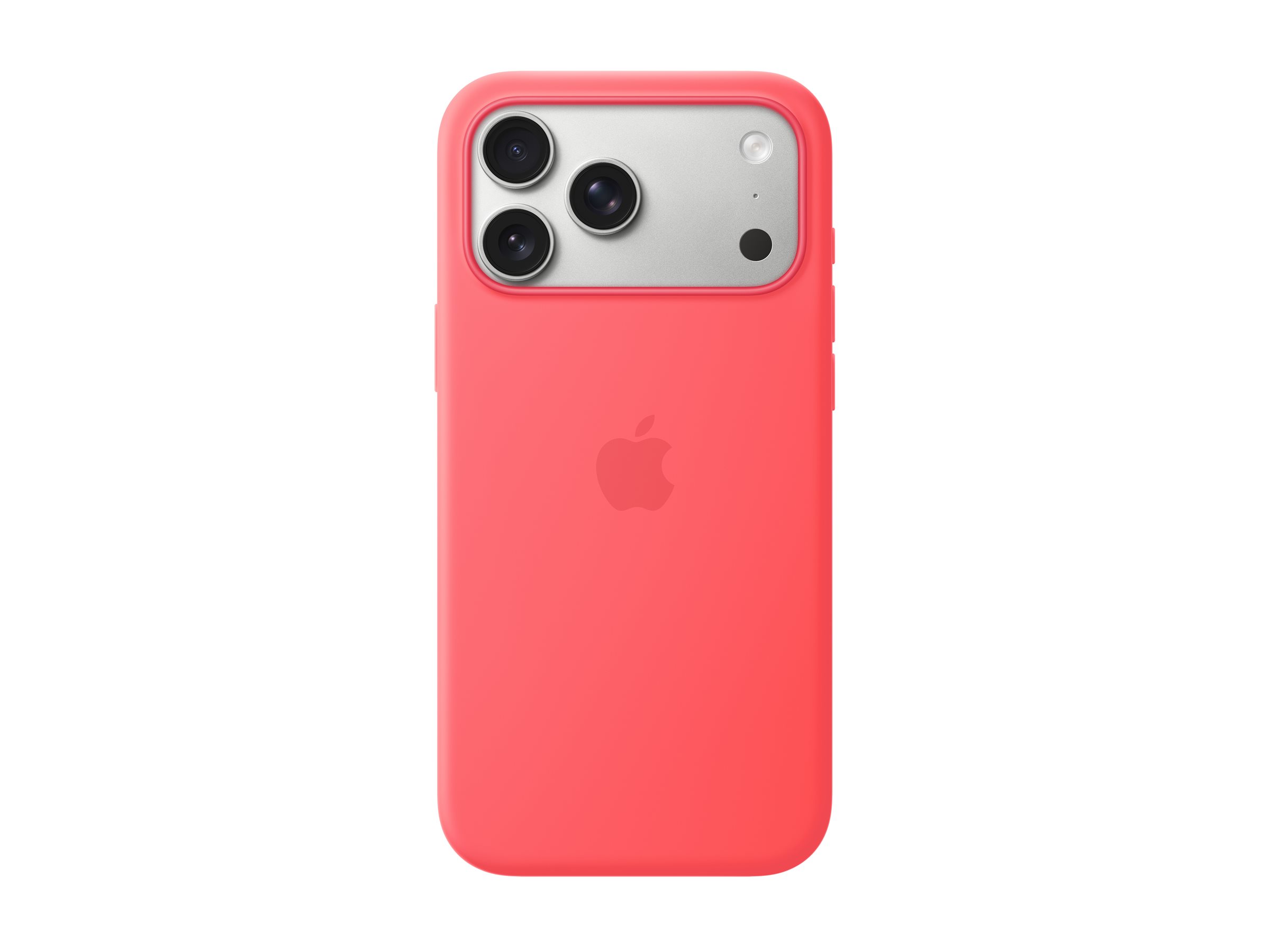 Apple iPhone 17 Pro Max Silikon Case mit MagSafe, Guavepink