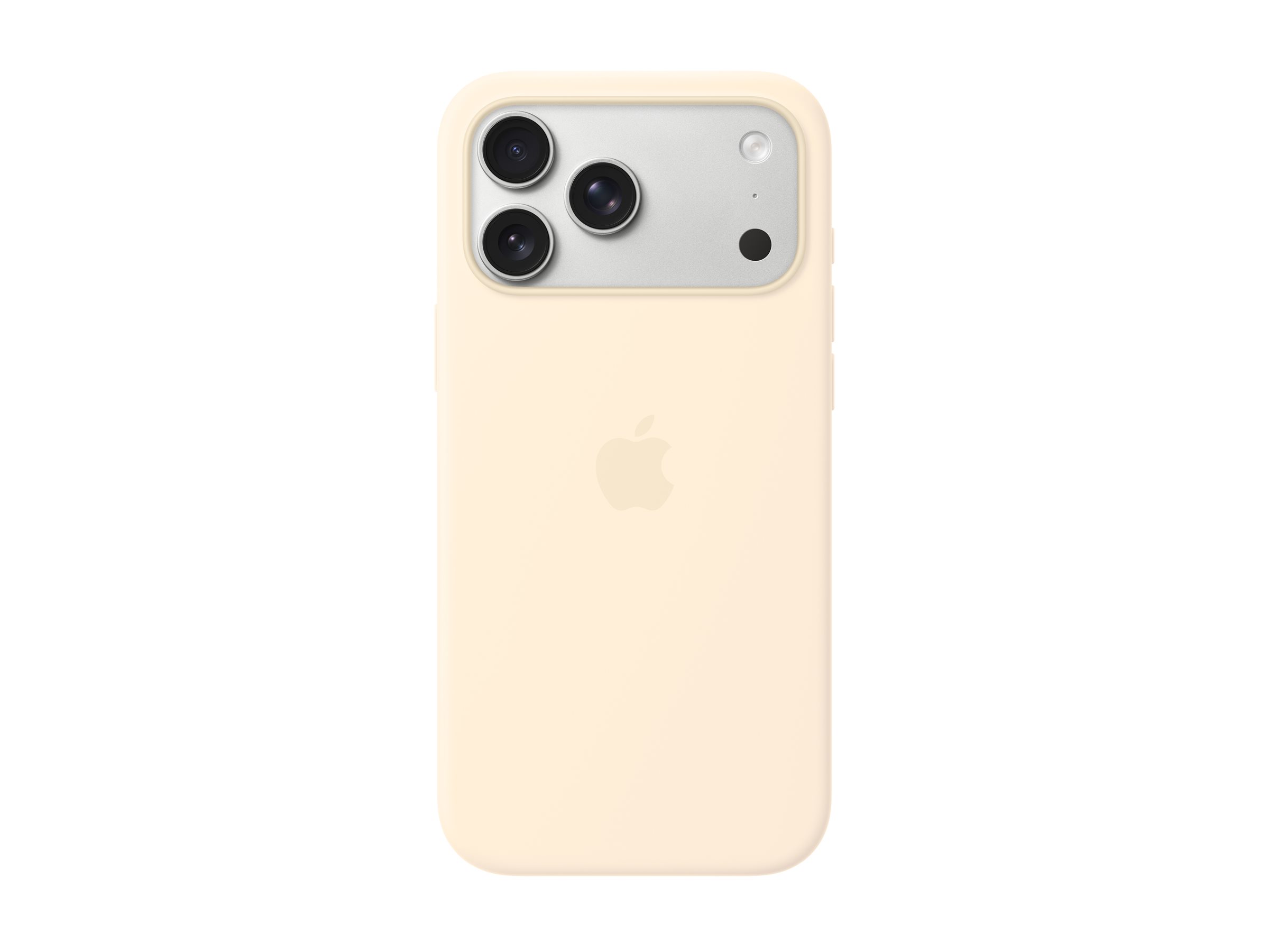 Apple iPhone 17 Pro Max Silikon Case mit MagSafe, Creme