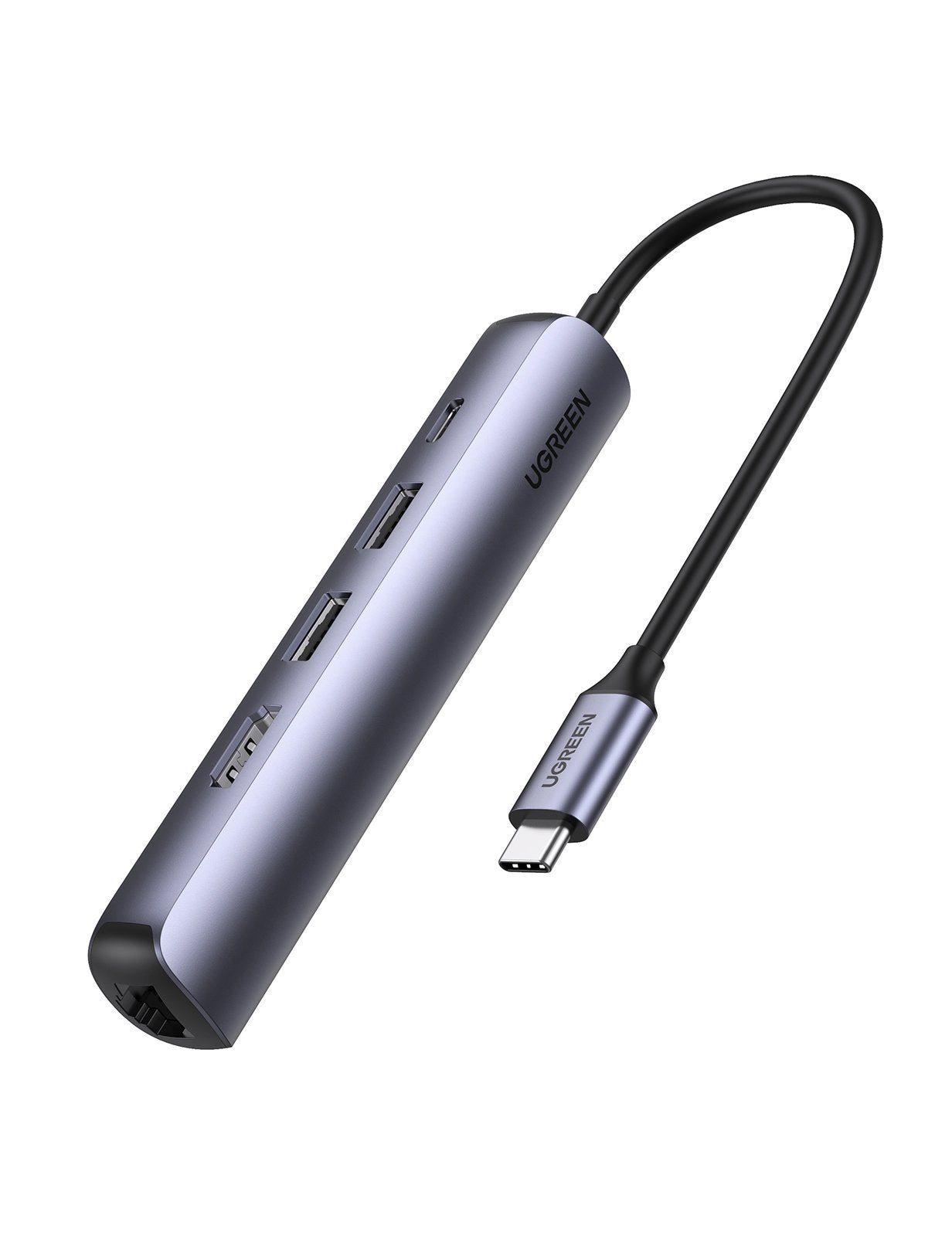 UGREEN CM418 USB-C Hub (5 in 1), Grau