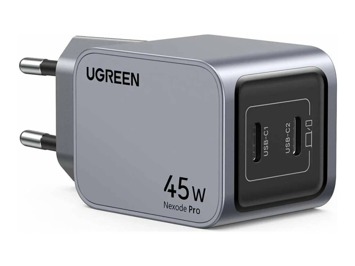 UGREEN 45W Nexode Pro X707 GaN USB-C Power Adapter, Grau