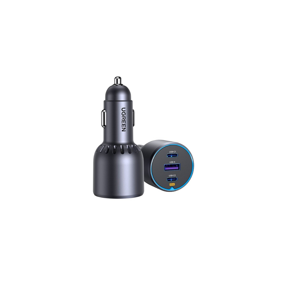 UGREEN 75W USB-C und USB-A KFZ-Ladegerät, Grau