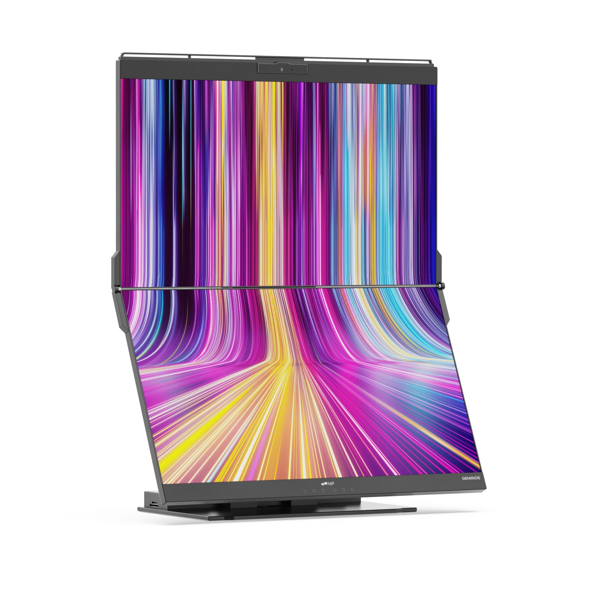 Mobile Pixels Geminos X 24" Dual LCD Touchscreen Monitor, Schwarz, 2560 x 1440 (QHD)