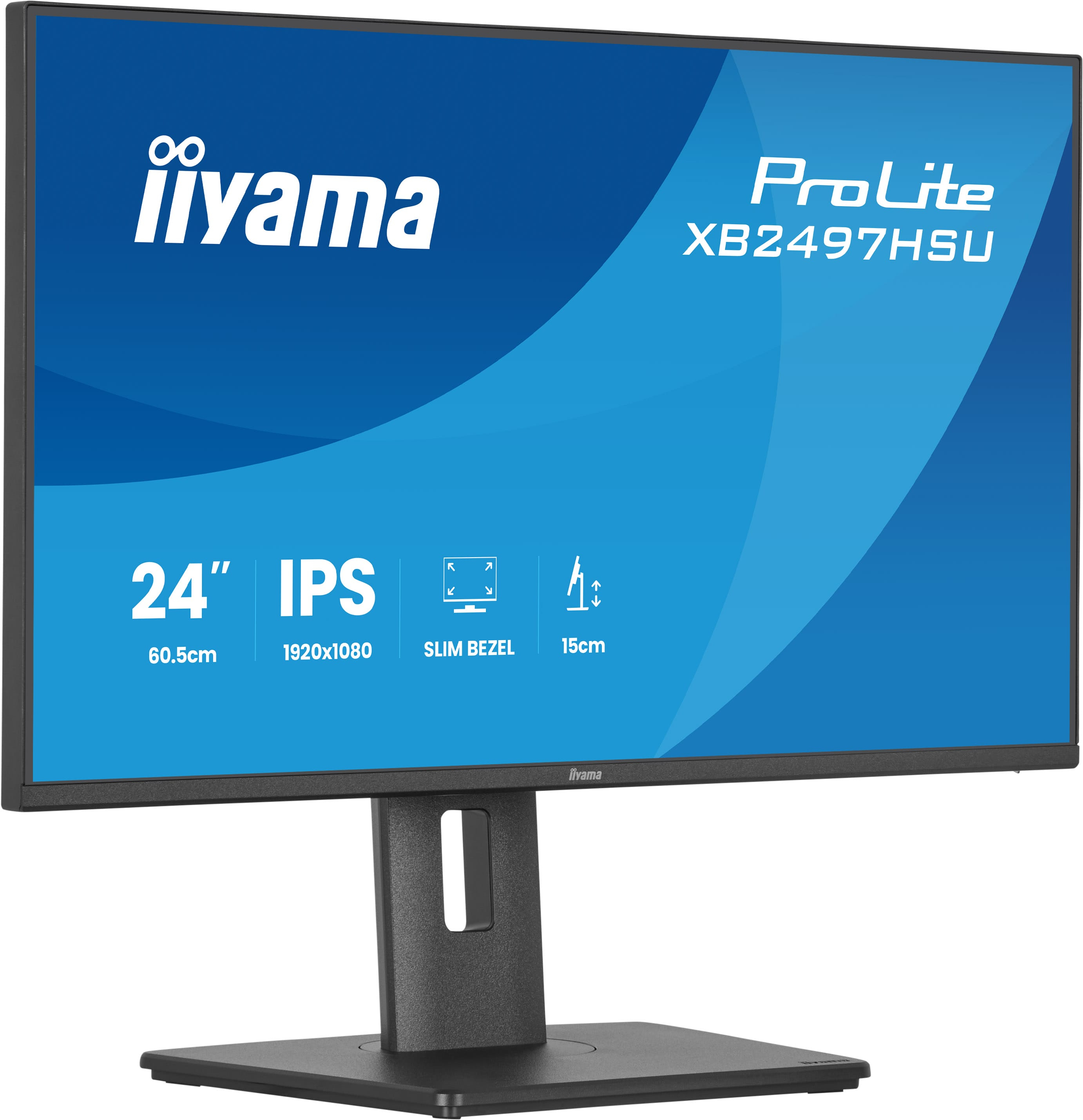 Iiyama ProLite XB2497HSU-B1 24" LED-Monitor, Schwarz, 1920 x 1080 (Full HD)