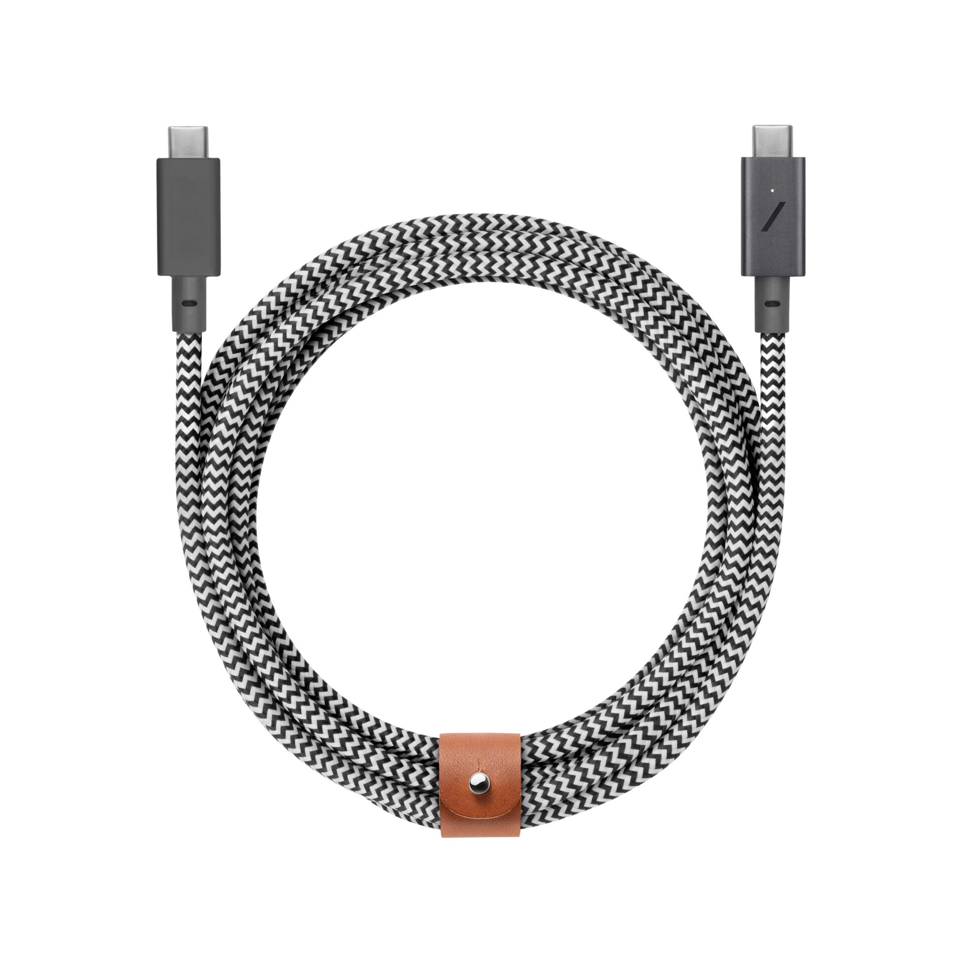 Native Union Belt USB-C auf USB-C Kabel, Zebra, 2,4m, 240W