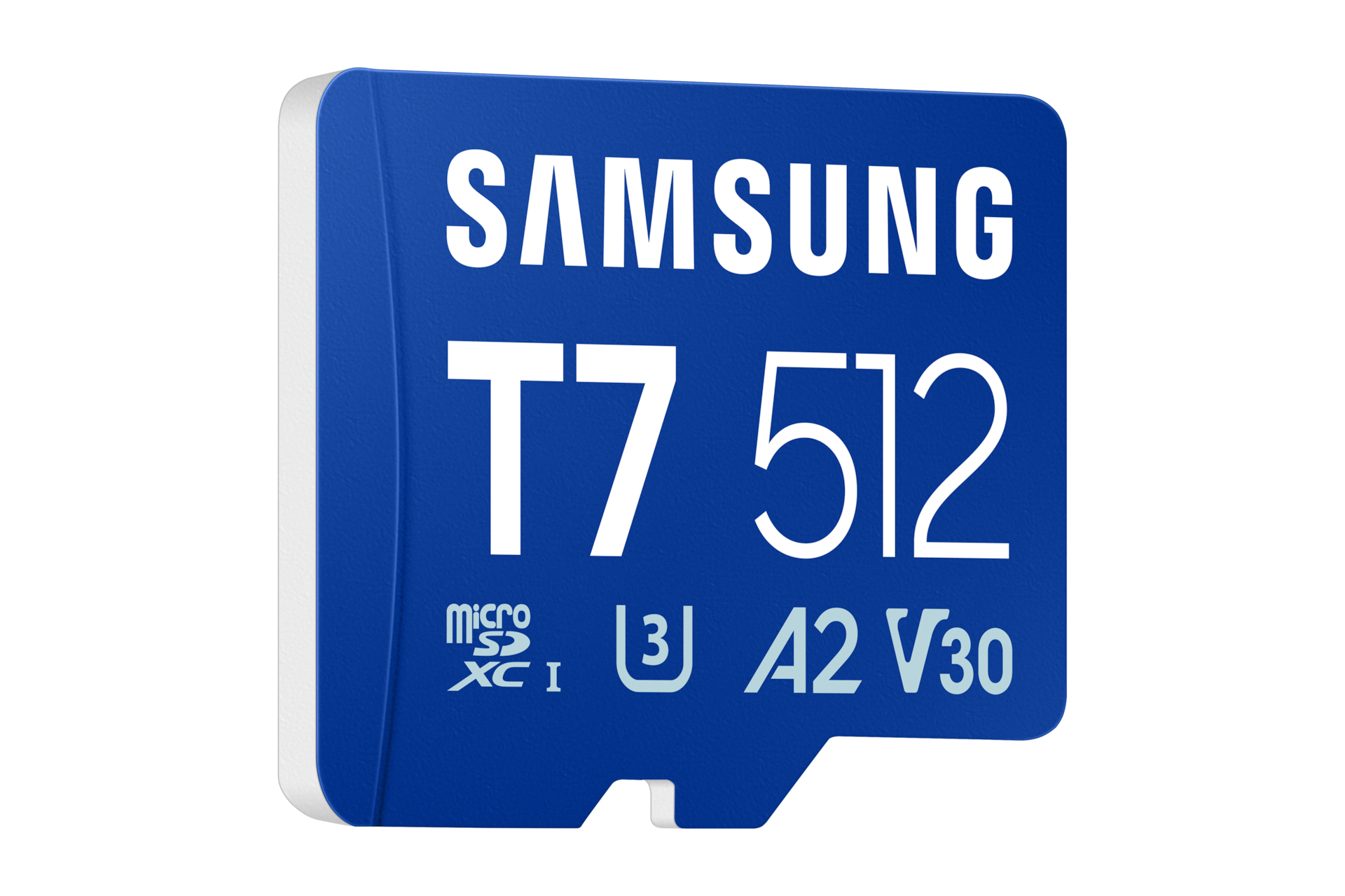 Samsung T7 microSD Speicherkarte, Blau, 512GB