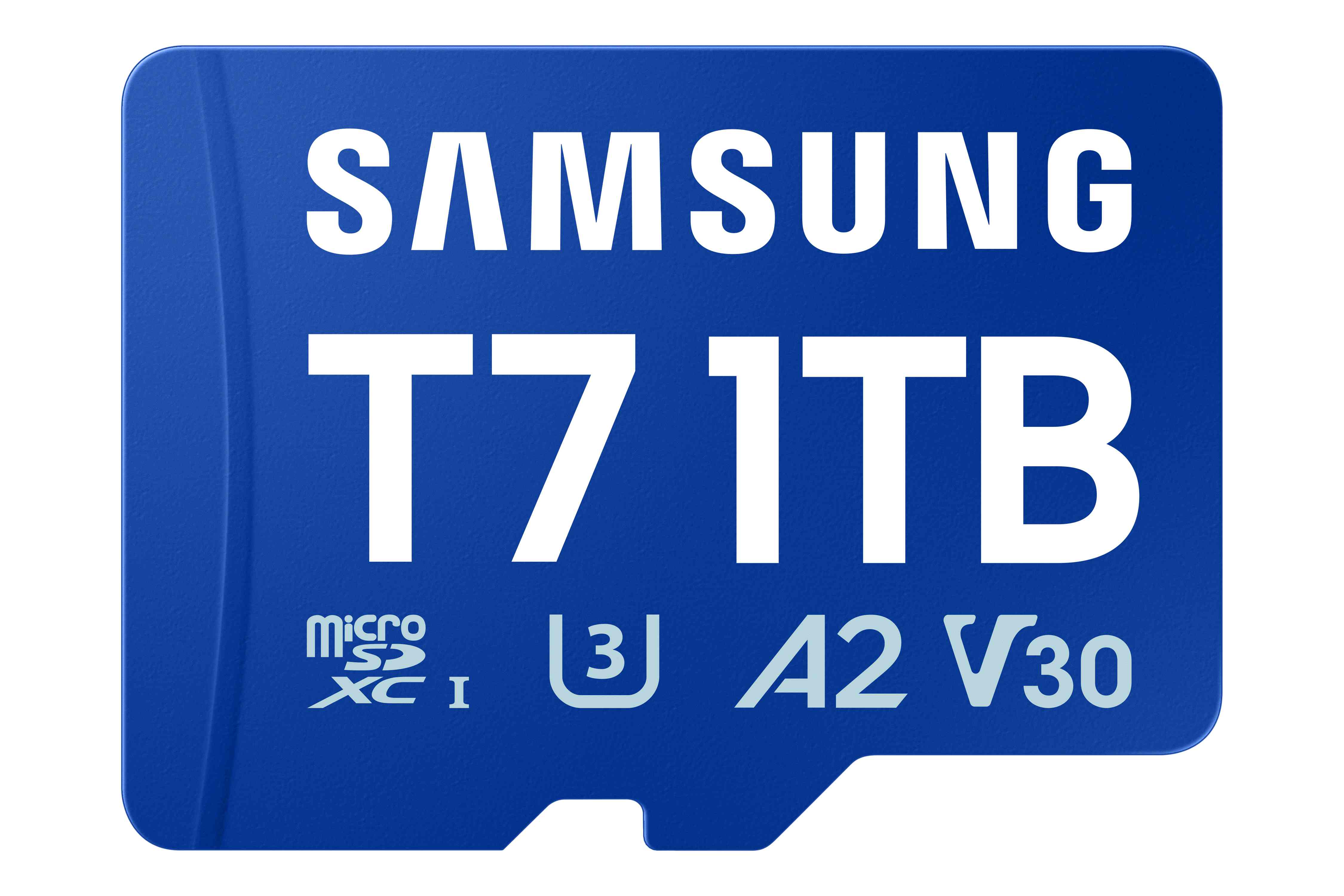 Samsung T7 microSD Speicherkarte, Blau, 1TB