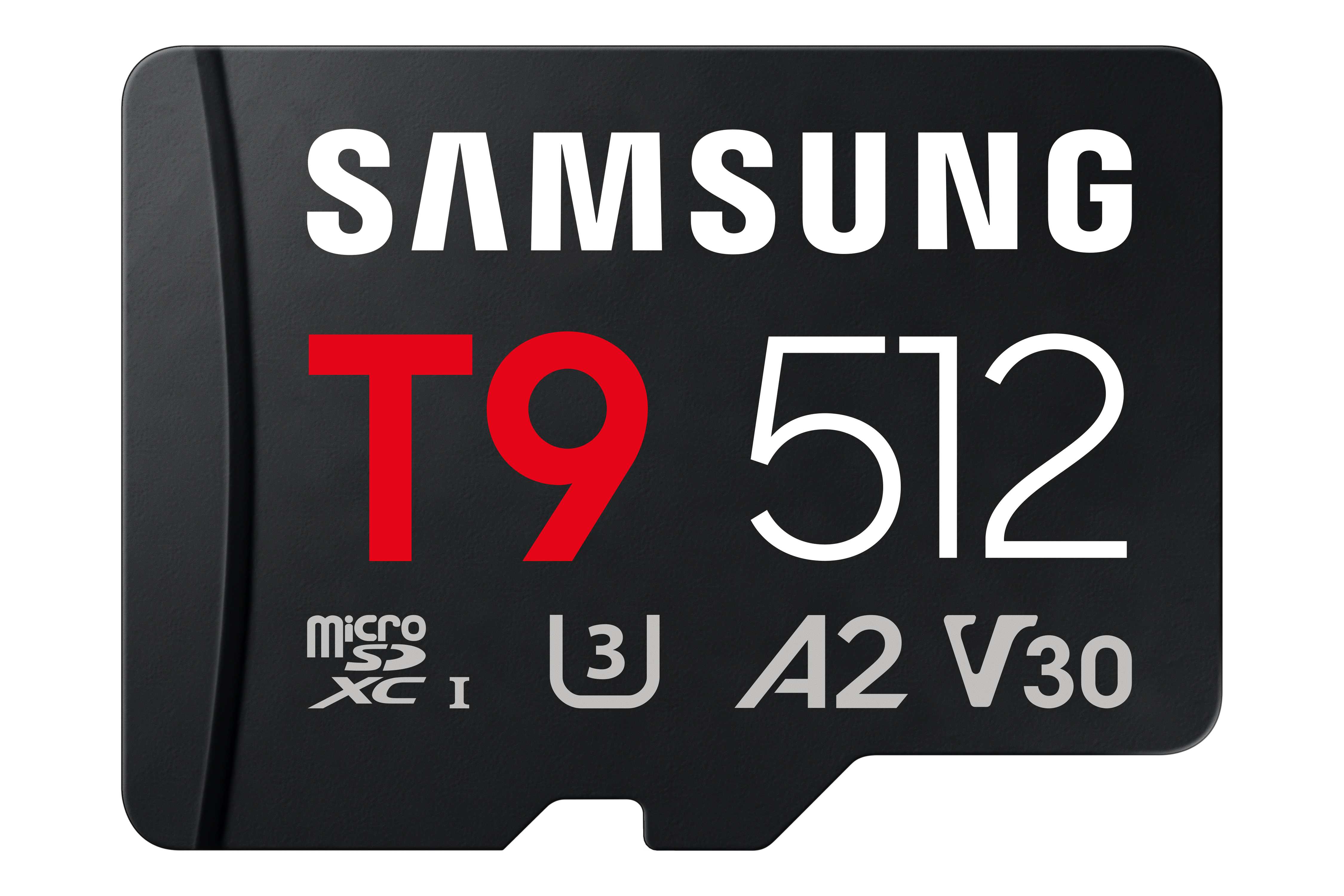 Samsung T9 microSD Speicherkarte, Schwarz, 512GB