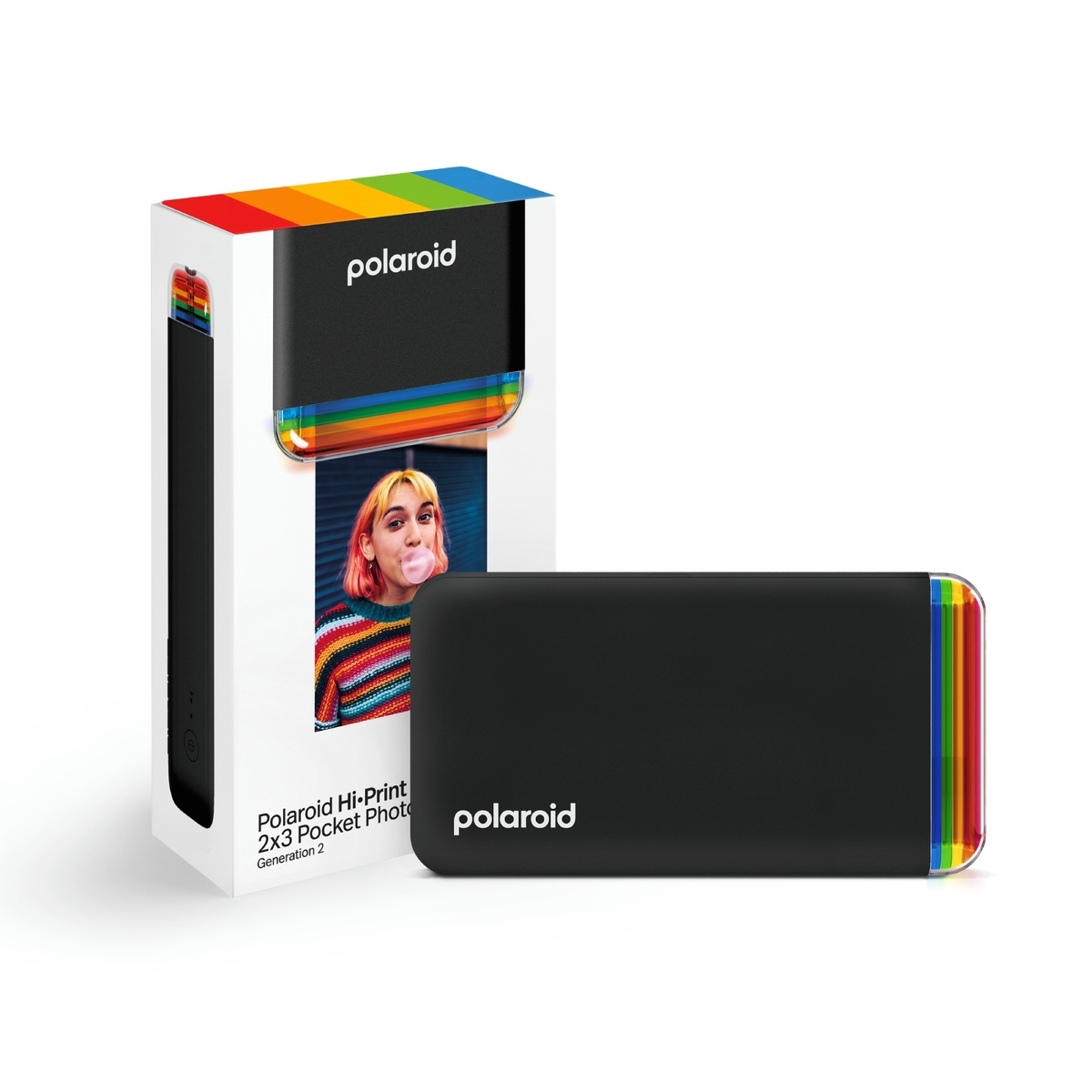 Polaroid Hi Print 2×3 Fotodrucker Gen2, Schwarz