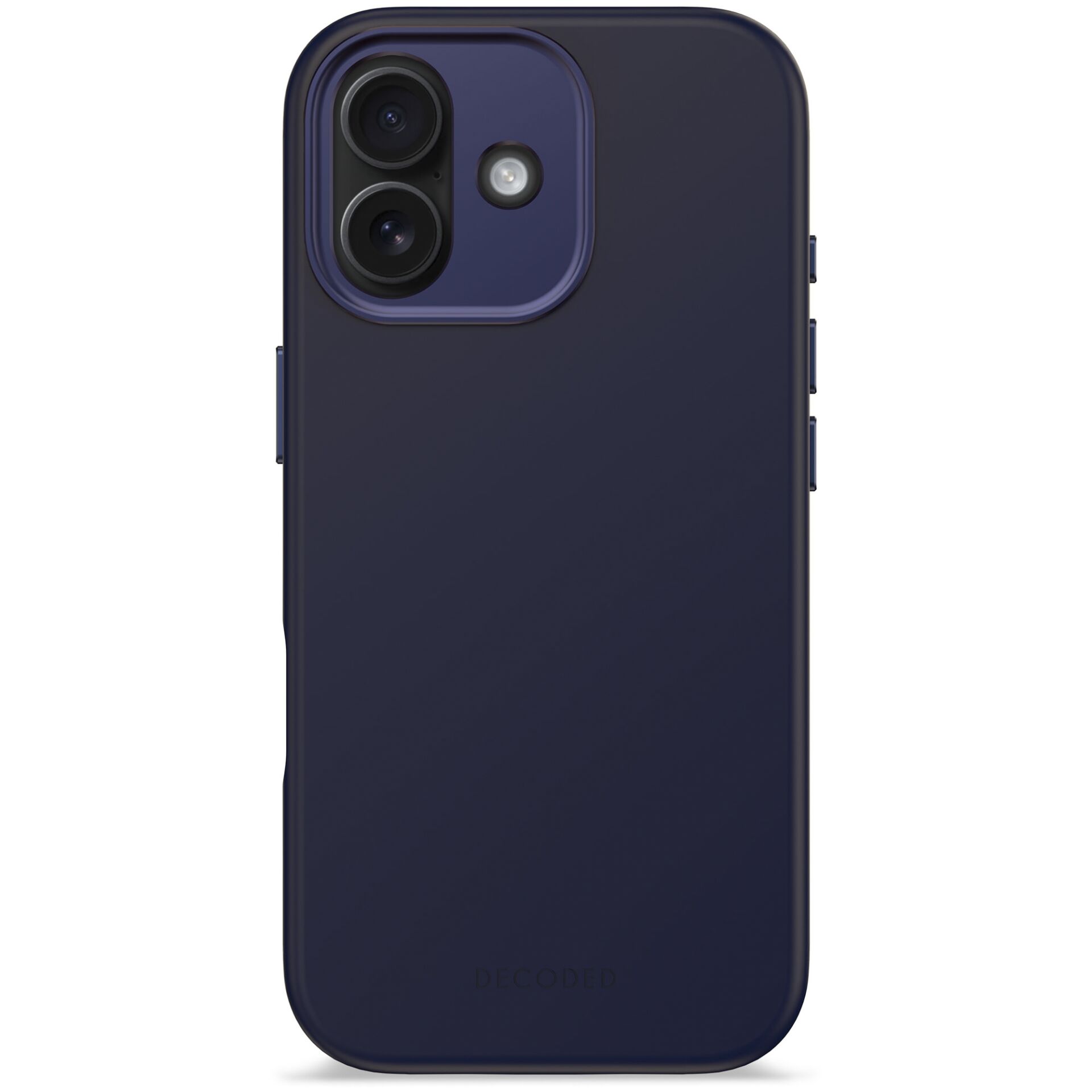 Decoded AntiMicrobial iPhone 17 Silikon Case mit MagSafe, Dunkelblau