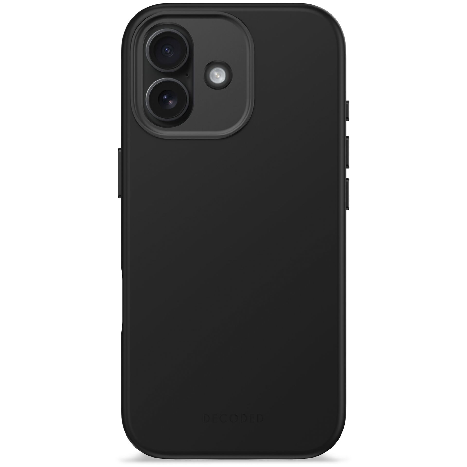 Decoded AntiMicrobial iPhone 17 Silikon Case mit MagSafe, Schwarz