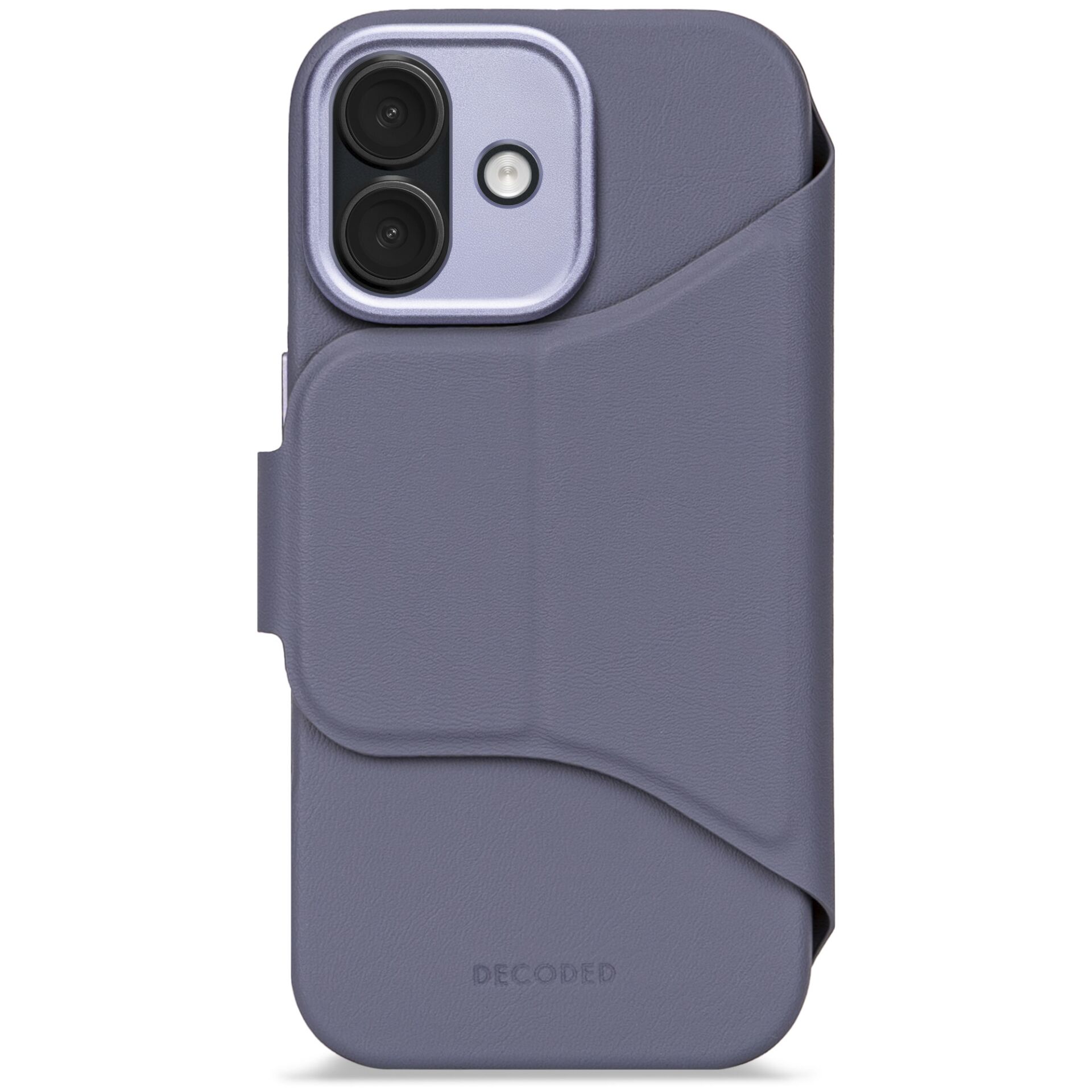 Decoded Silicone abnehmbares Wallet iPhone 17 Silikon Case mit MagSafe, Lavendelblau