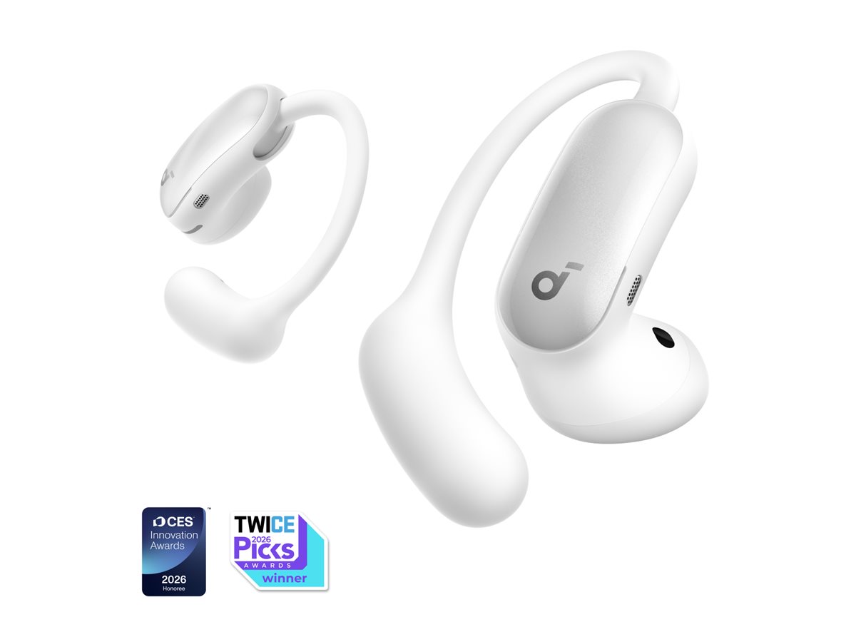 Soundcore AeroFit 2 Pro Open-Ear Kopfhörer, Weiß, Kabellos