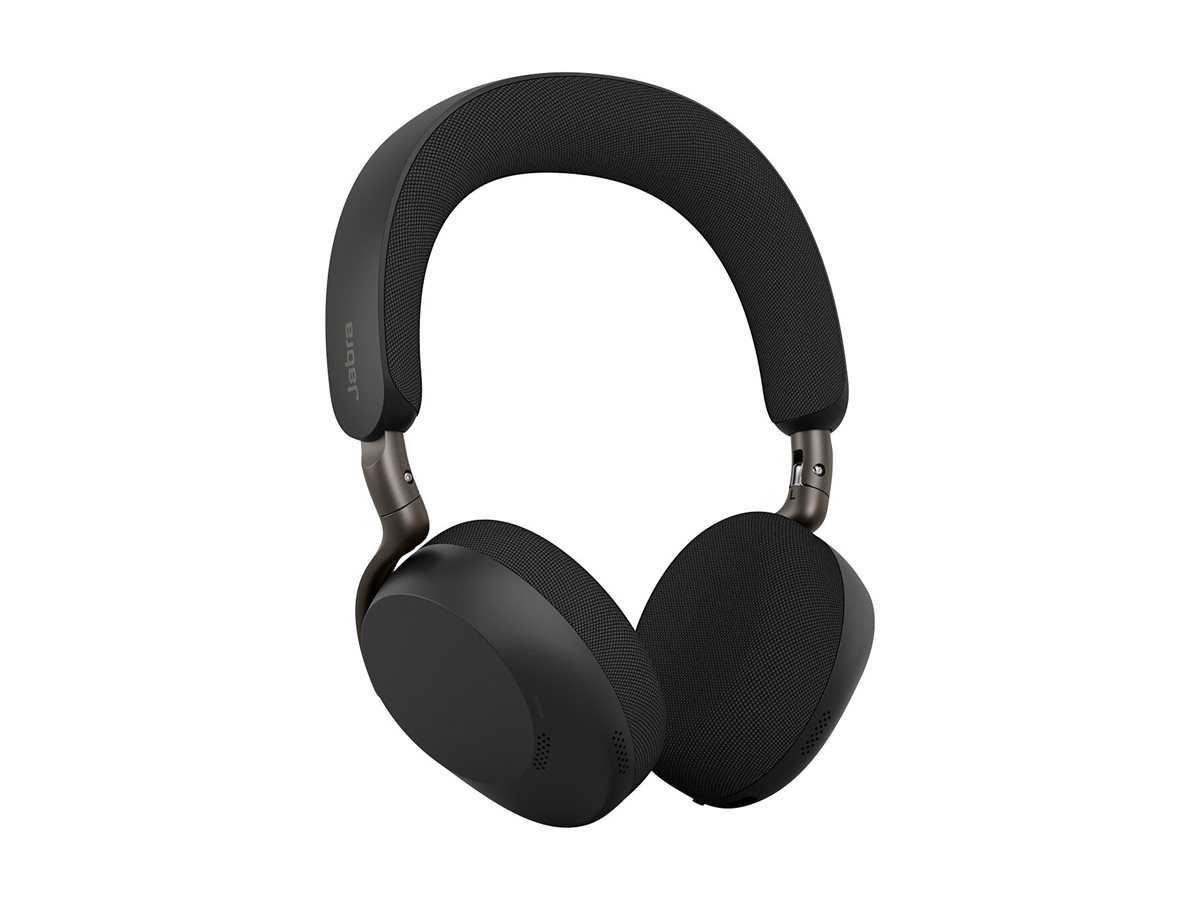 Jabra Evolve3 75 UC On Ear Bluetooth Headset mit Mikrofon, Schwarz, Bluetooth, USB-A
