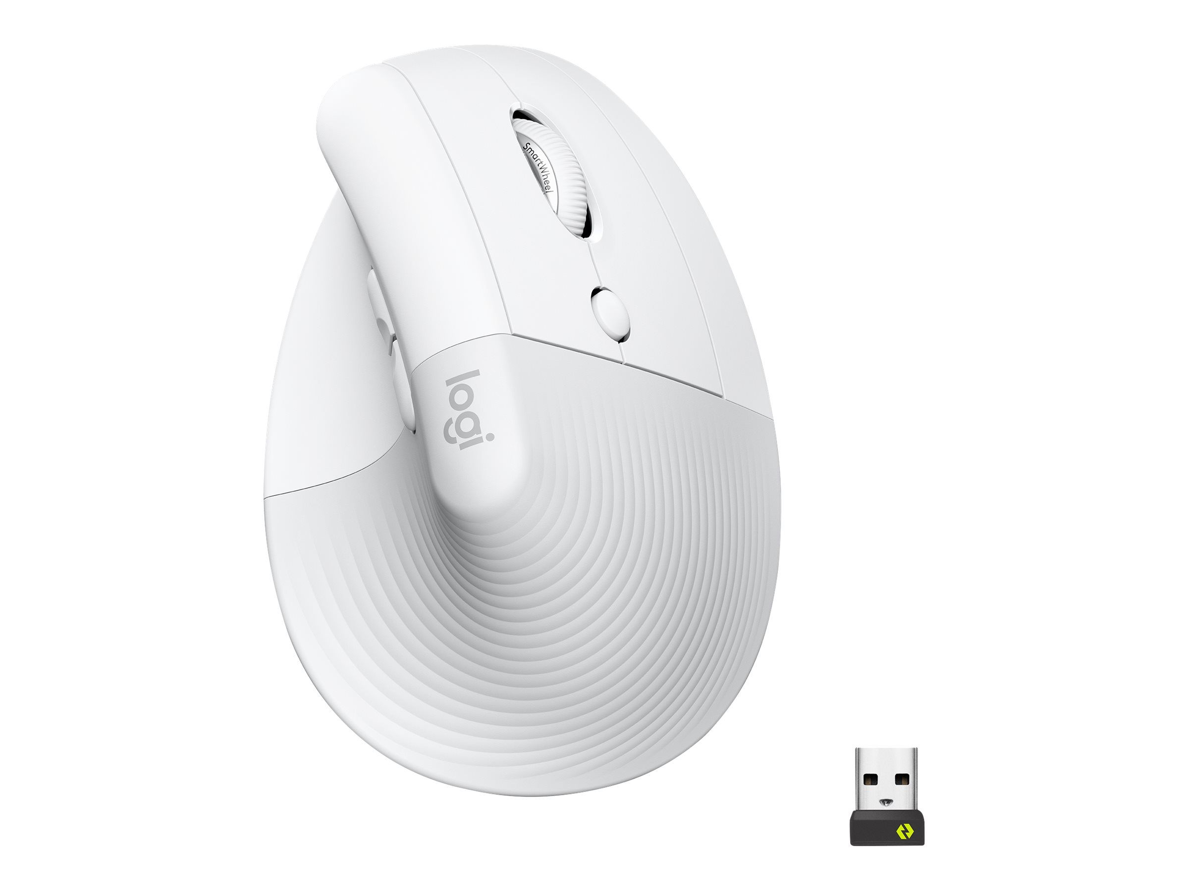 Logitech Lift for Business, Weiß, Bluetooth, Kabellos via USB-Empfänger