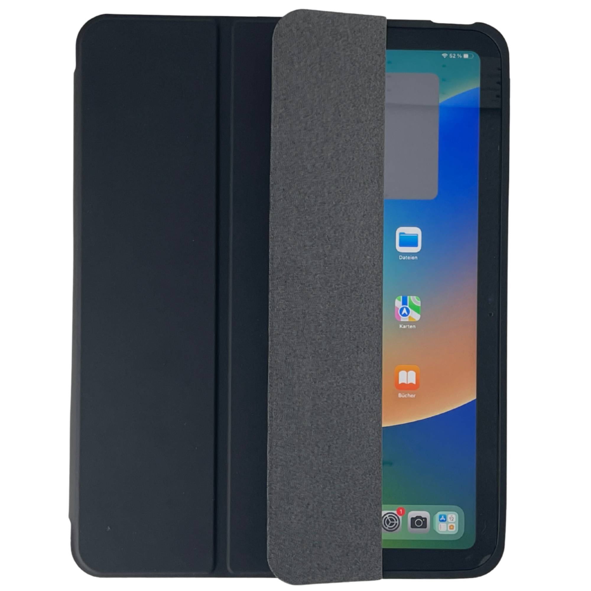 DEQSTER Slim Case für iPad 10.9" (10 Gen.) / iPad 11" (A16), Schwarz